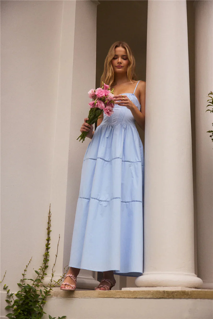 Mandy More Maxi Dress  Blue