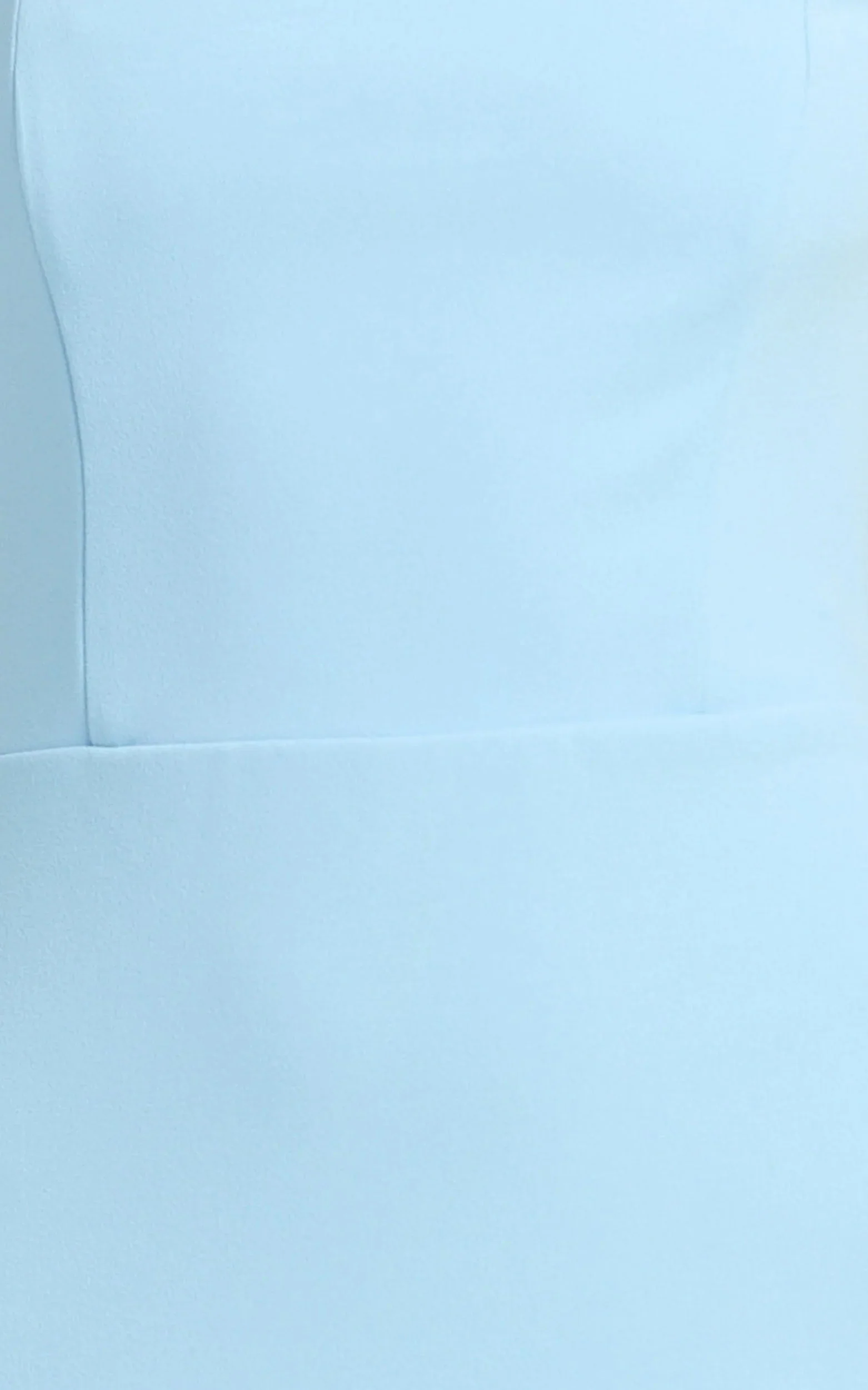 Salome Midi Dress Halter Neck Column Dress in Blue