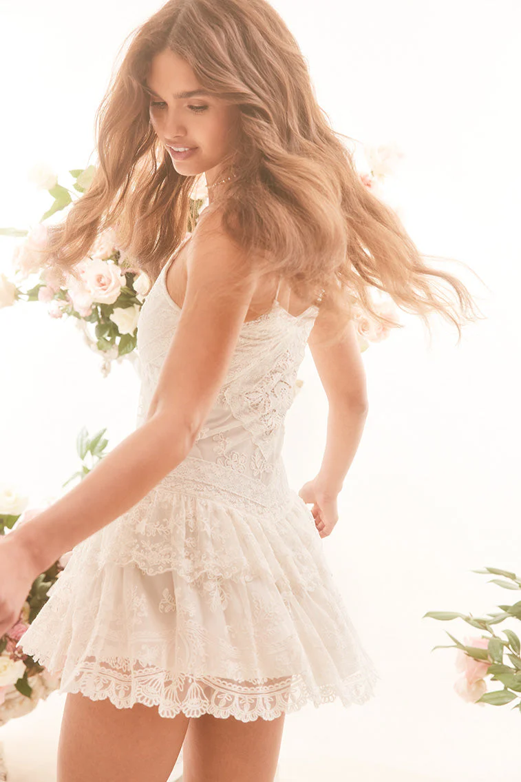 Beauval Lace Mini Dress