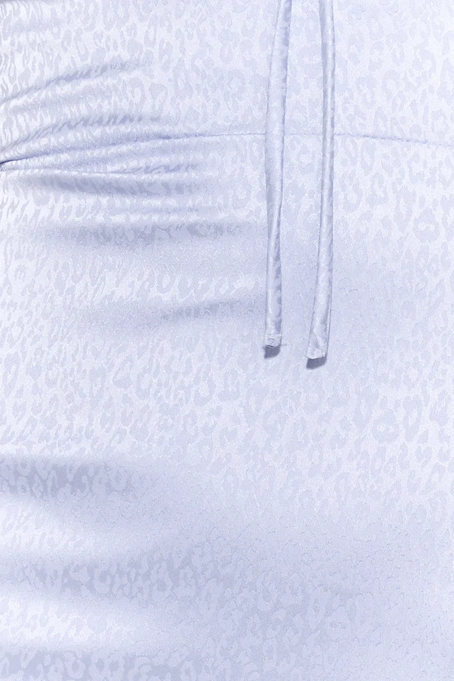 Her Best Satin Mini Dress Purple