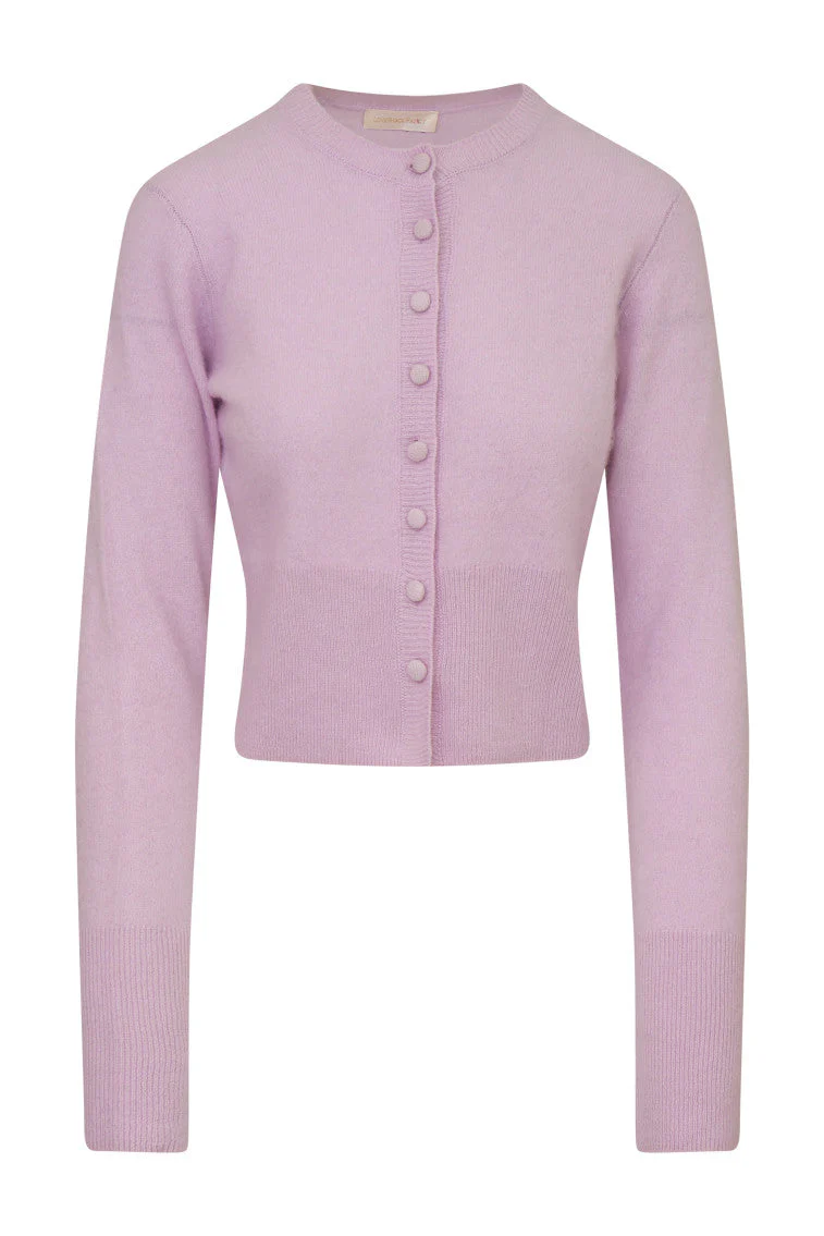 Adeanne Cropped Cashmere Cardigan