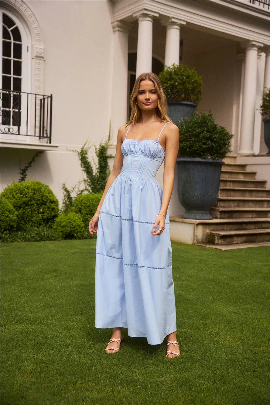 Mandy More Maxi Dress  Blue