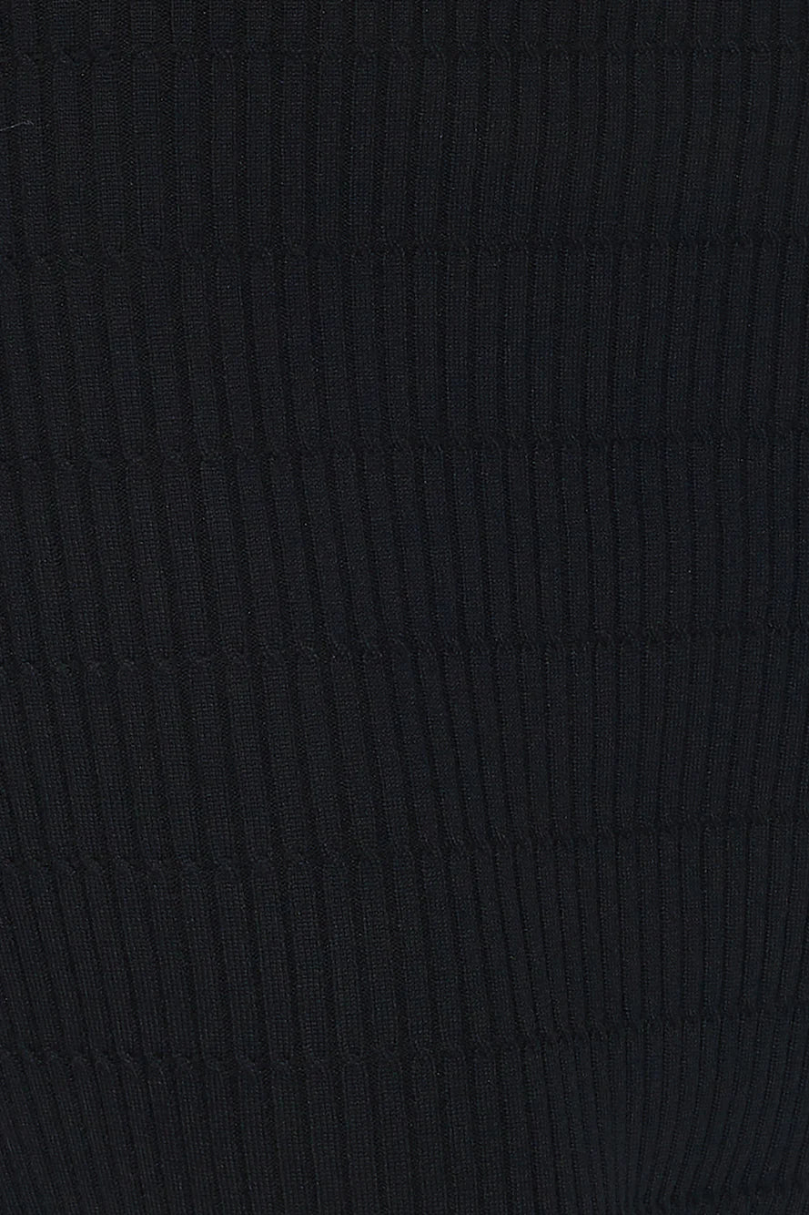 Heated Love Long Sleeve Crop Top Black