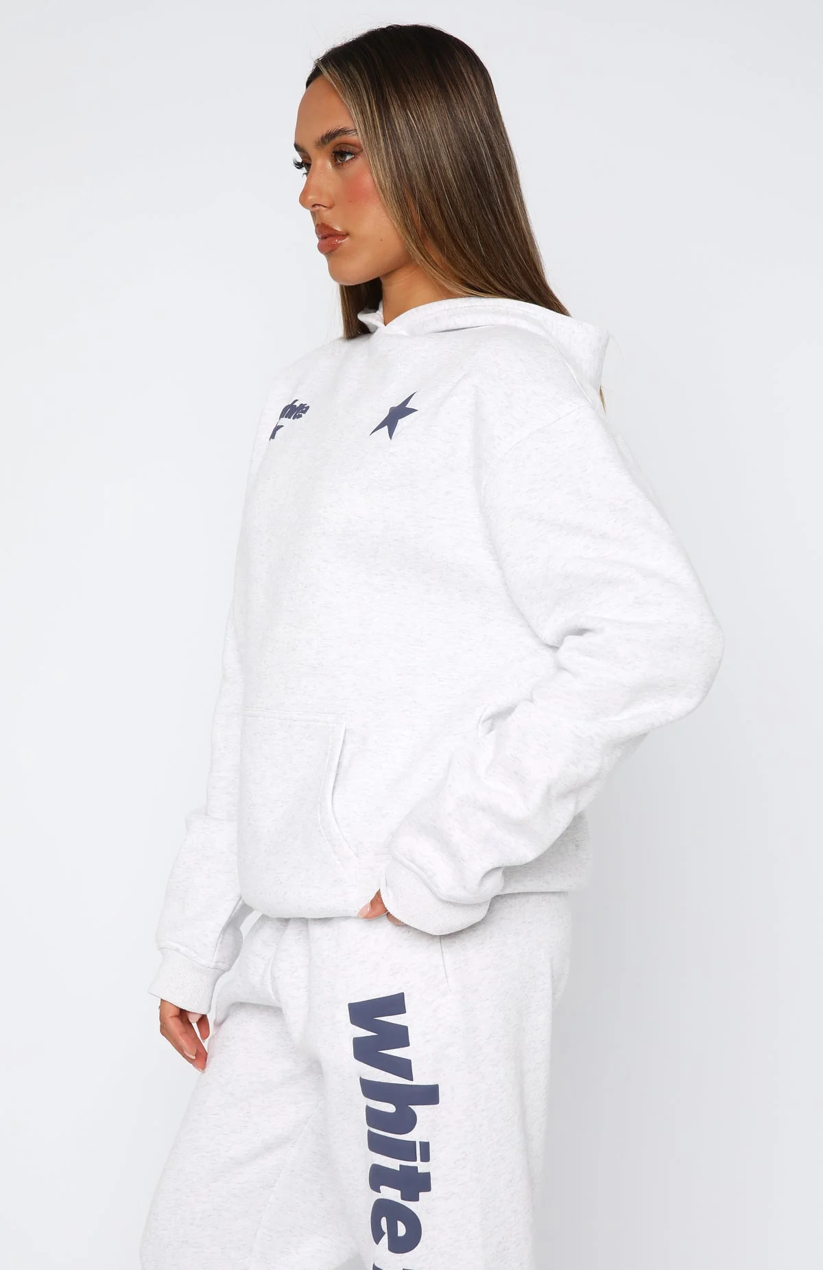 From The Archives Freya Oversized Hoodie Grey Marle