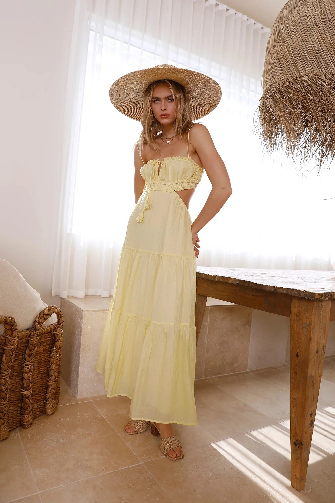 Heartbreaker Maxi Dress Yellow