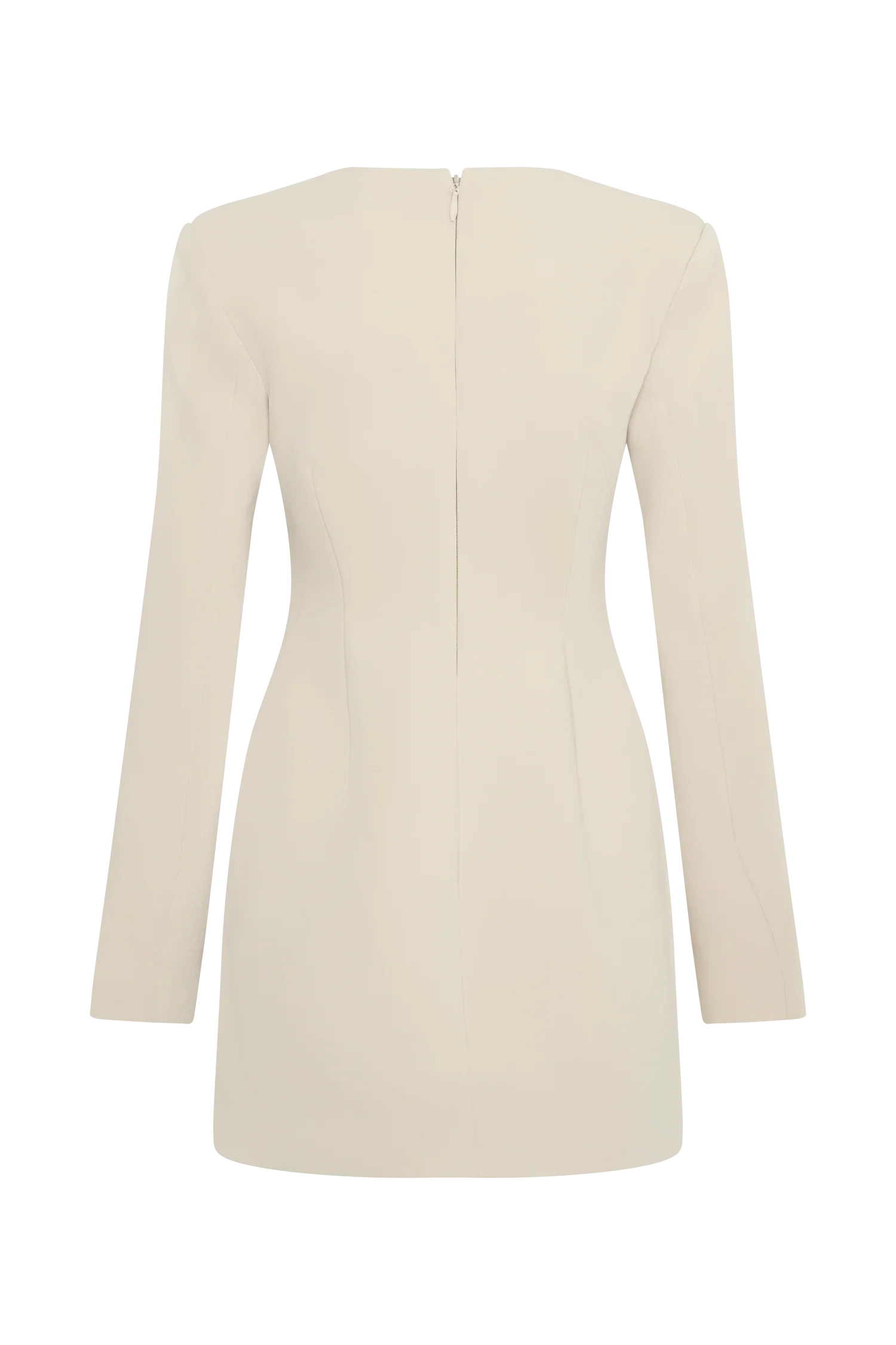 Arora Suiting Blazer Dress With Pleating - Sand