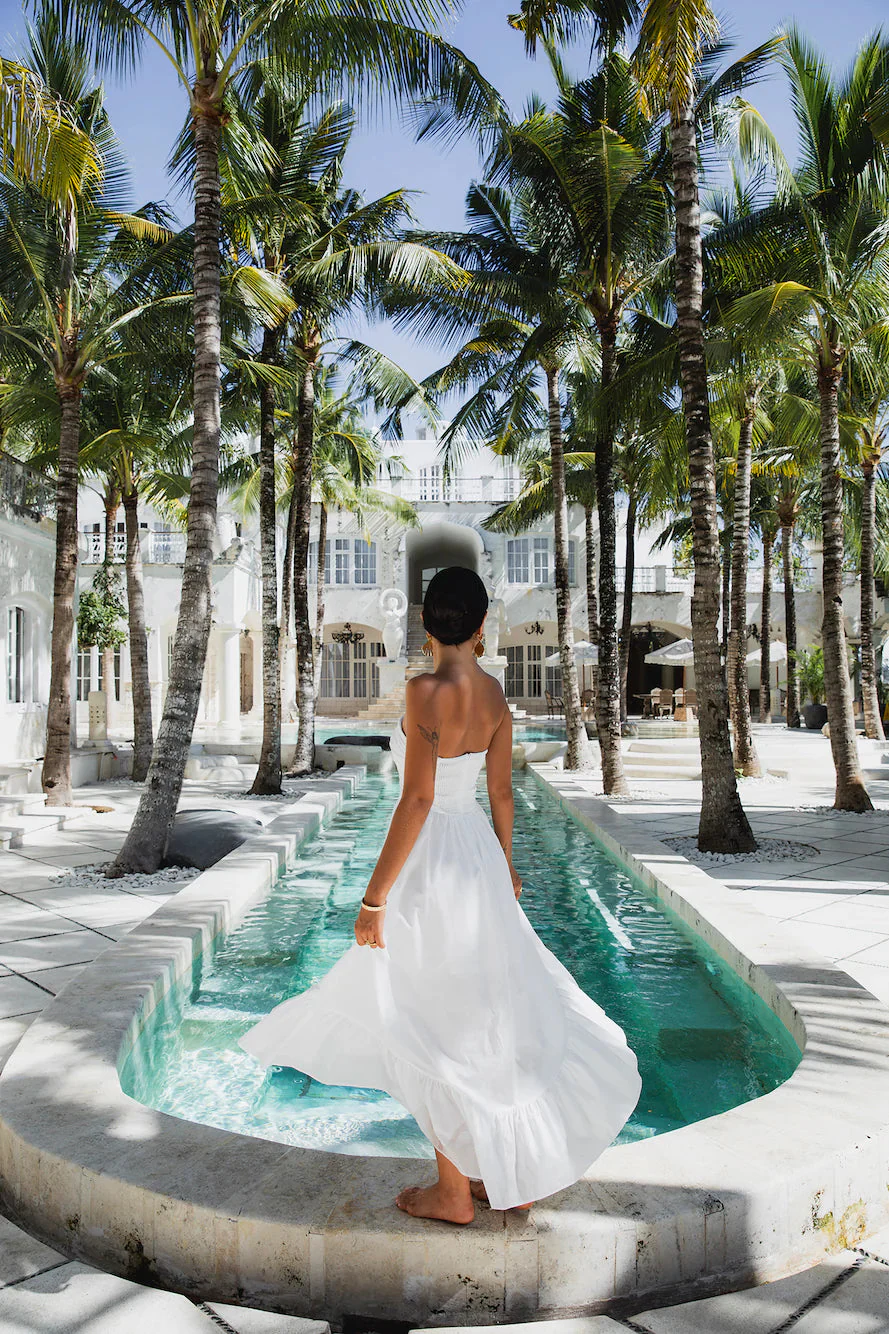 Love In The Summer Maxi Dress White