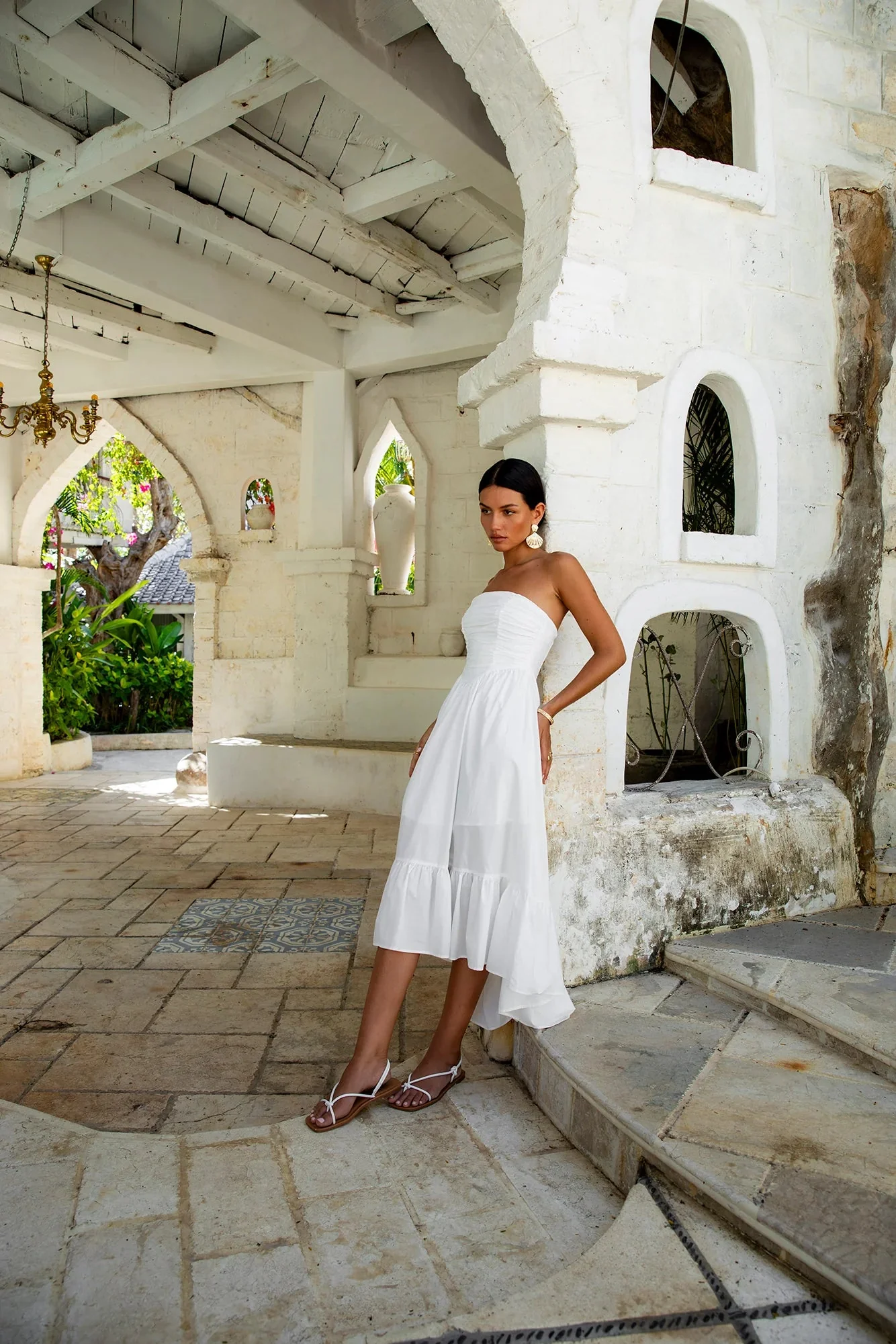 Love In The Summer Maxi Dress White