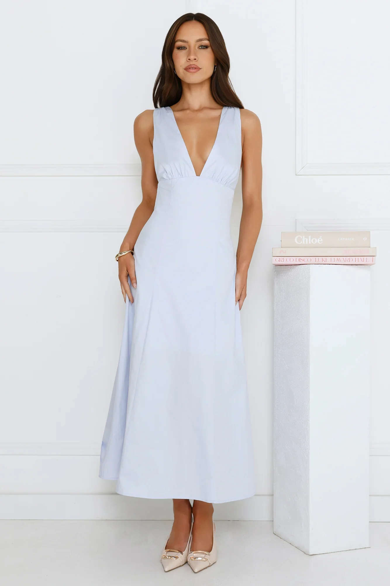 Iconic Moments Midi Dress Blue