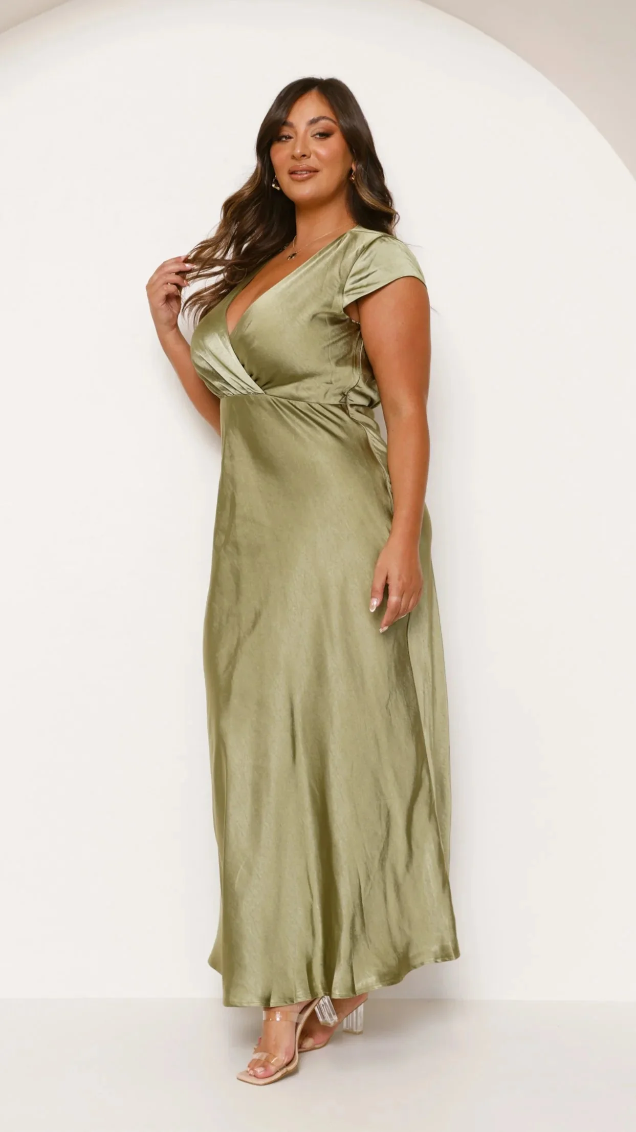 Selma Maxi Dress - Olive