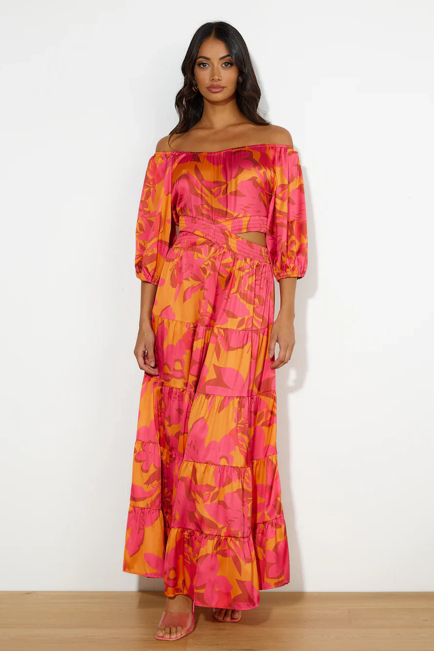 Her Time To Shine Maxi Dress Pink