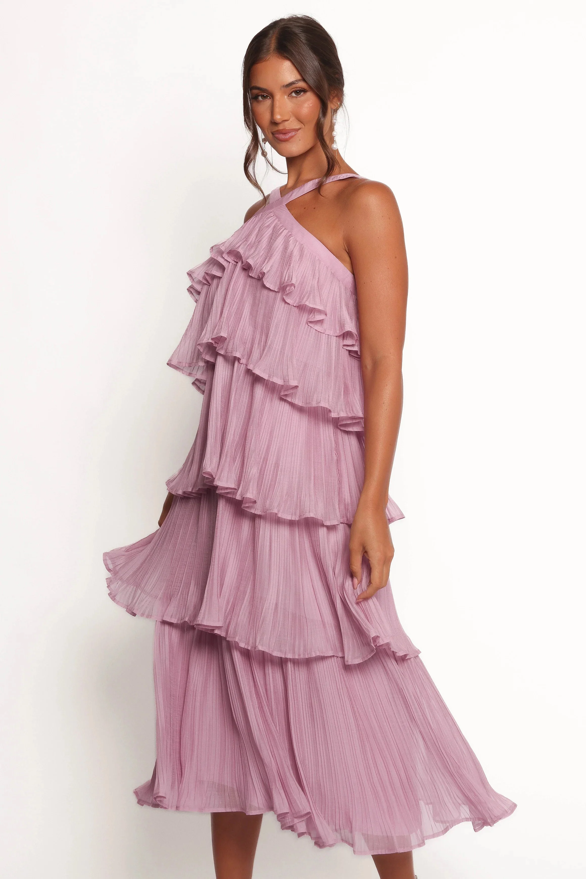 Aveline Midi Dress - Lilac