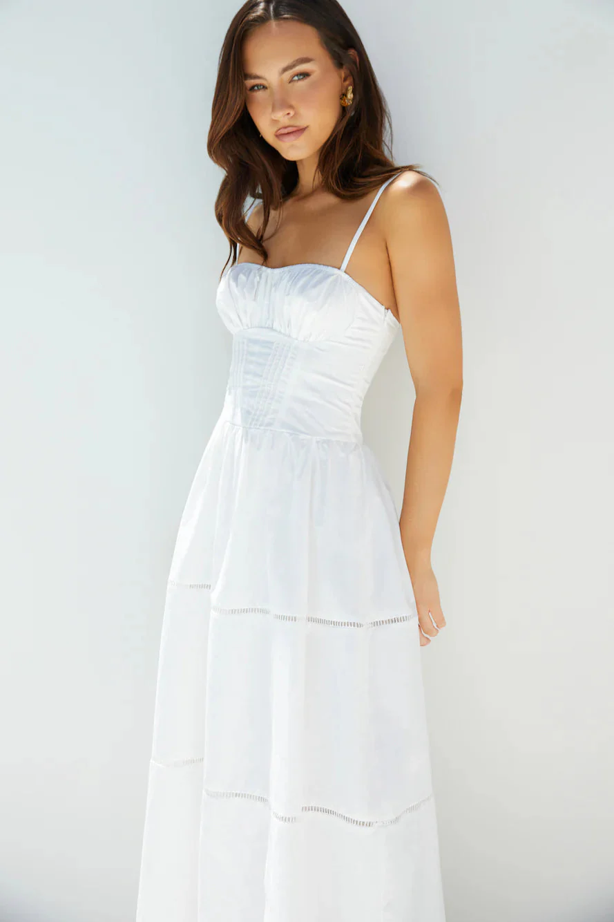 Mandy More Maxi Dress White