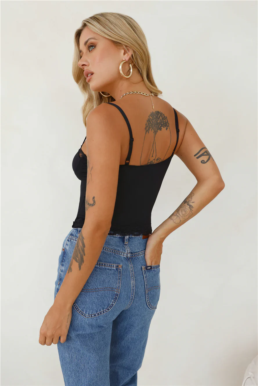 LIONESS Top Model Cami Onyx