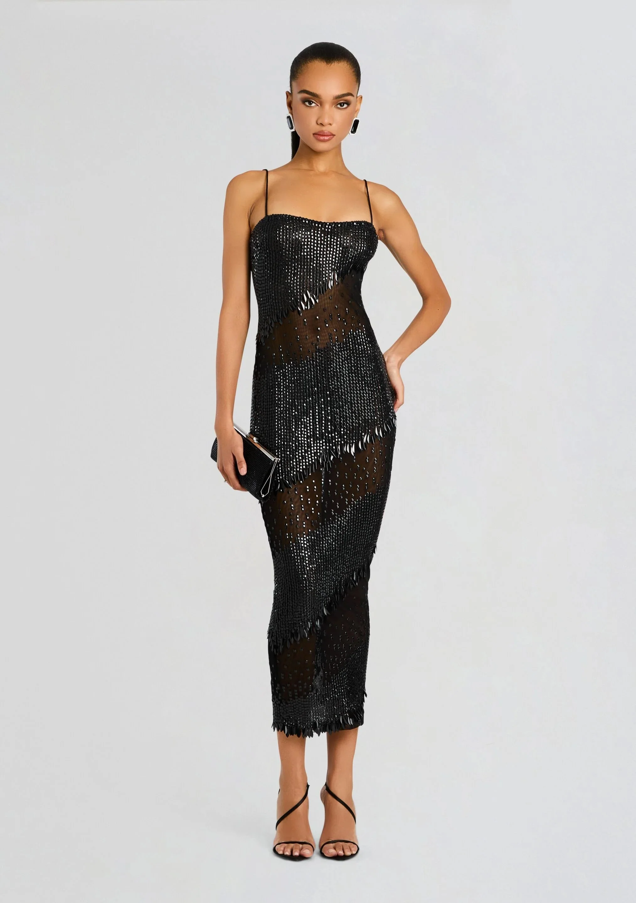 Carmine Embellished Dress