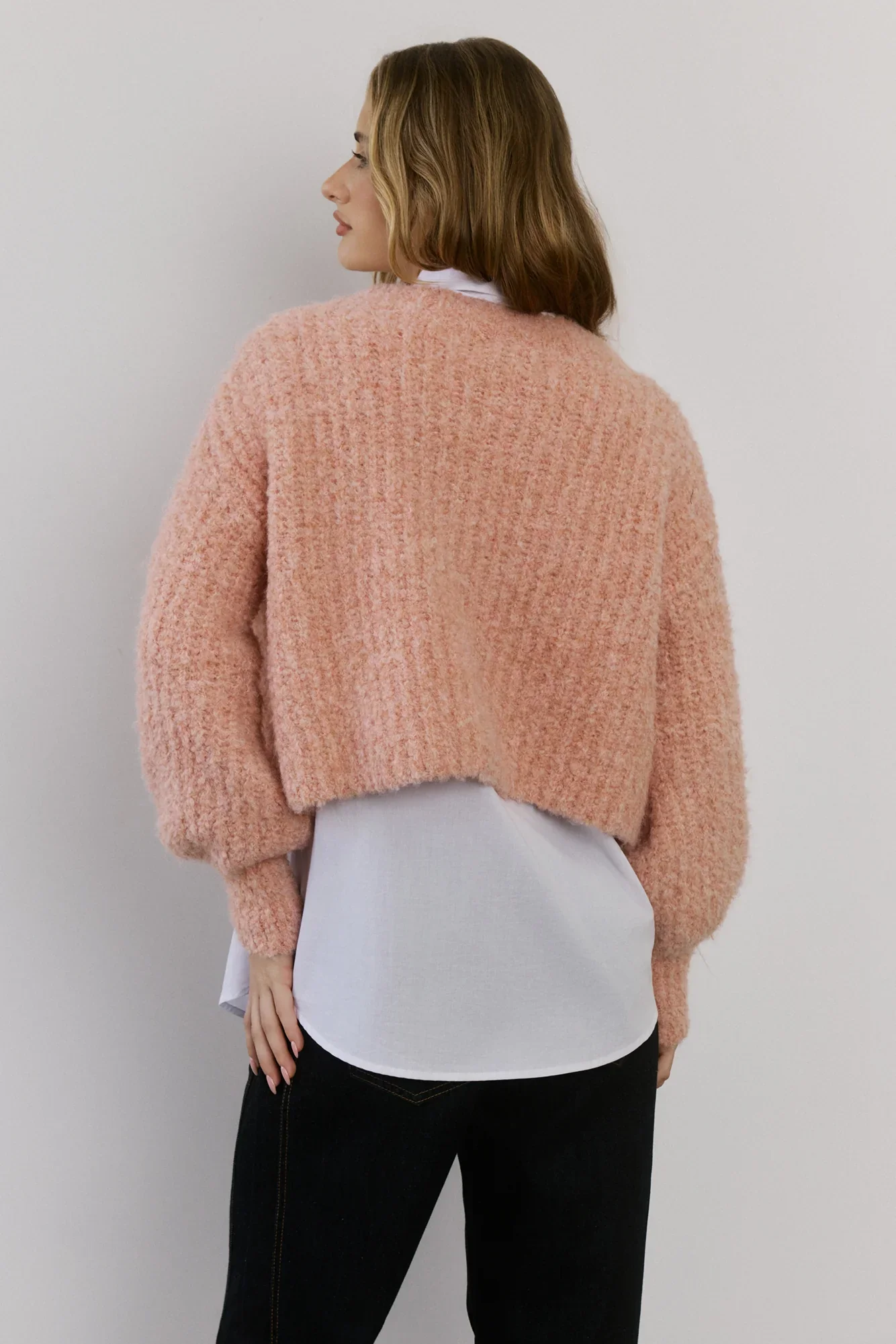 Ice Queen Knit Cardigan Pink