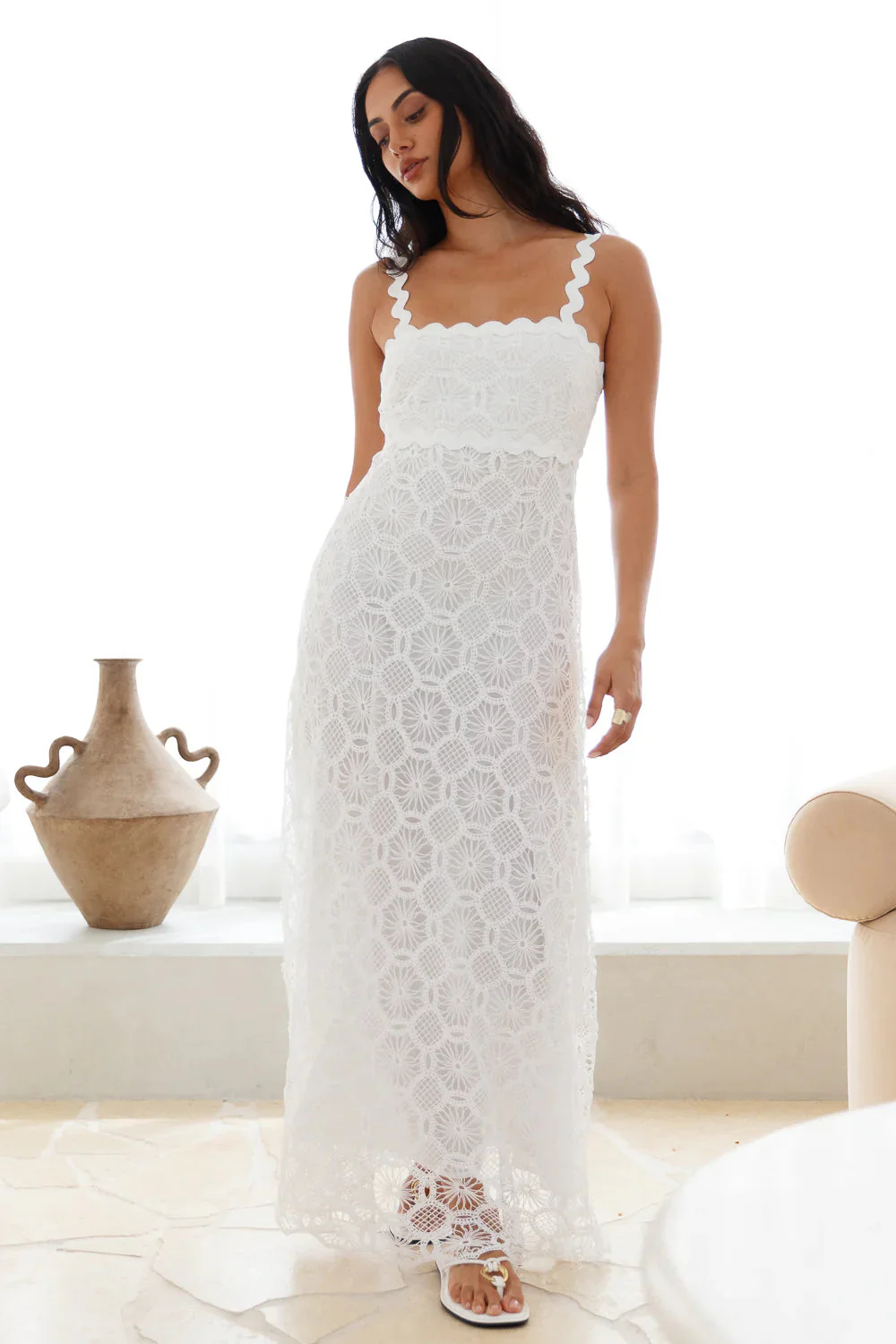 Blanca Maxi Dress White