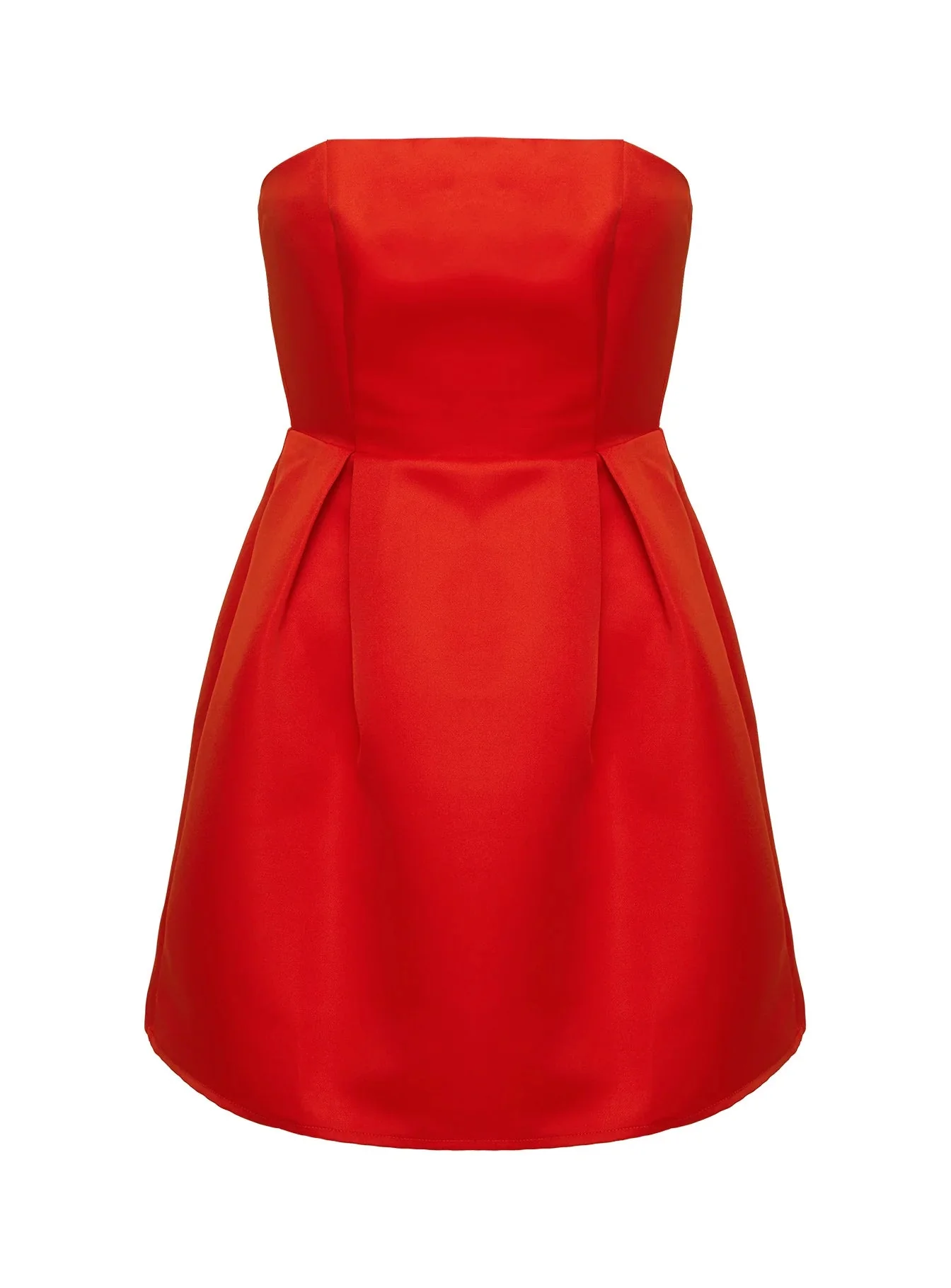 Spader Corset Mini Dress Red