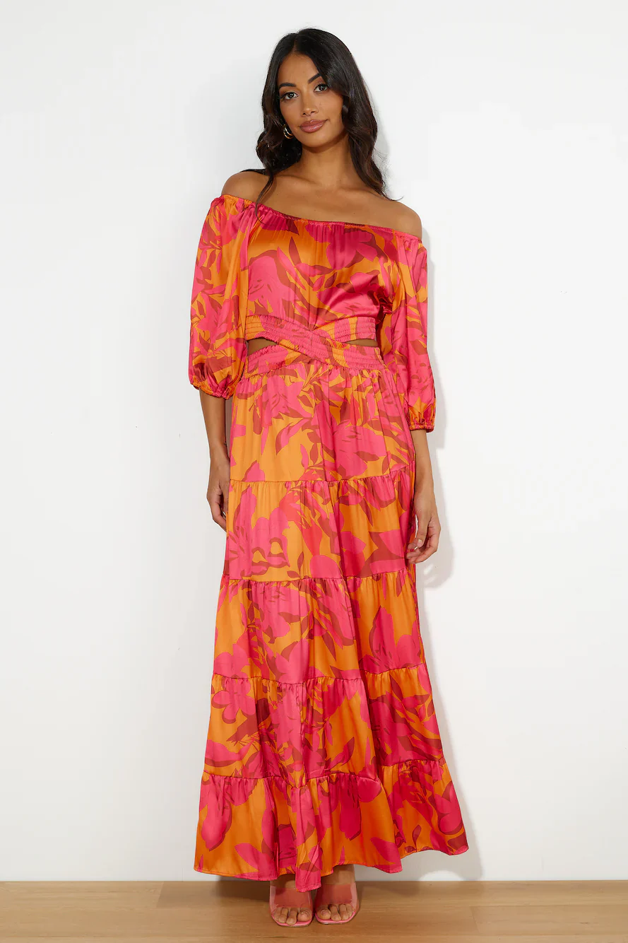 Her Time To Shine Maxi Dress Pink
