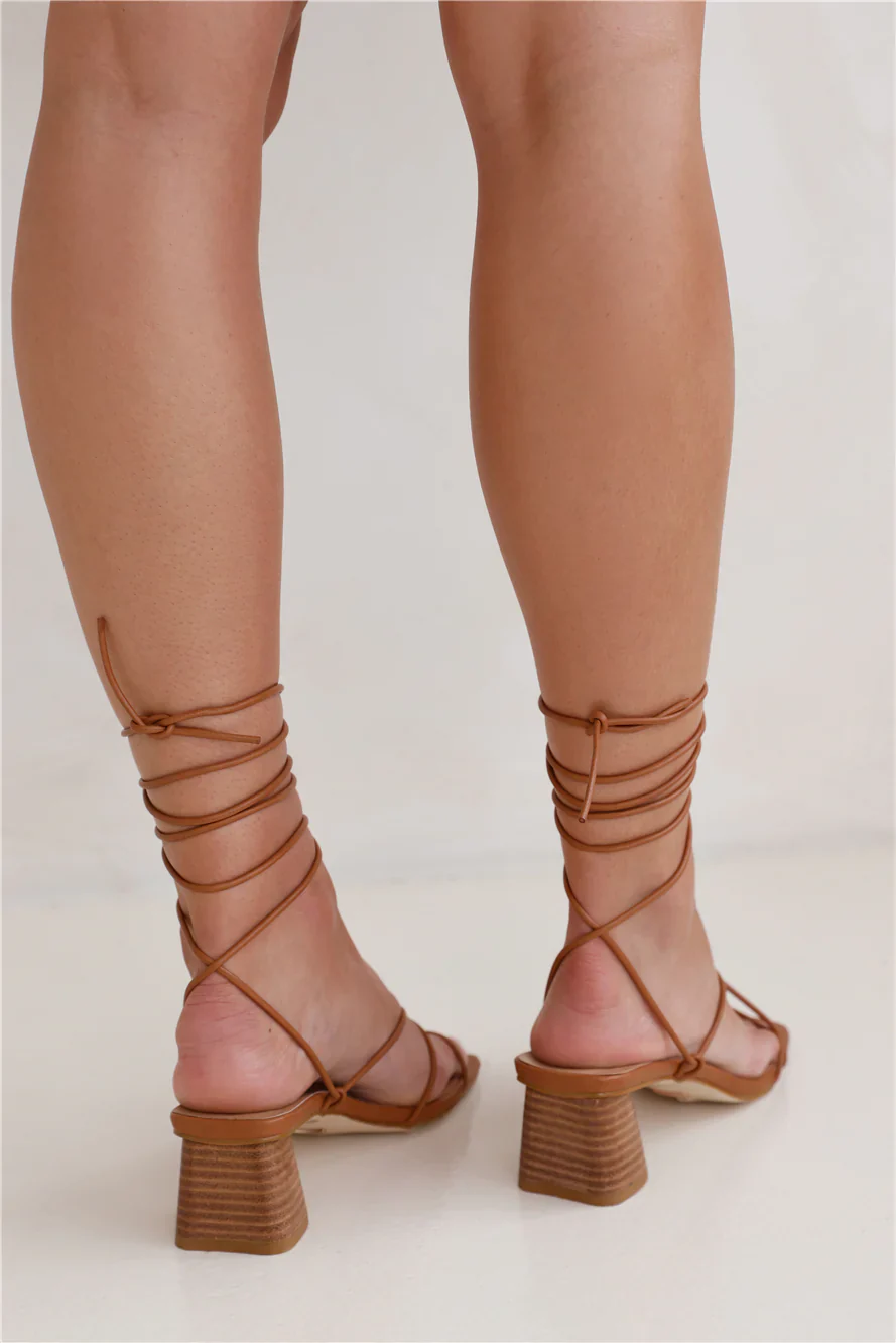 Kylo Heels Dark Tan Natural