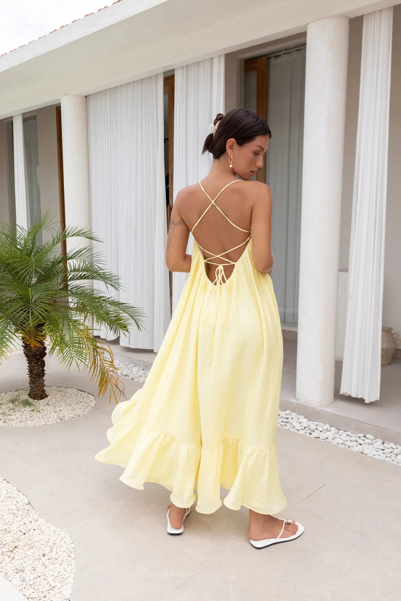 Limoncello Spritz Maxi Dress Yellow