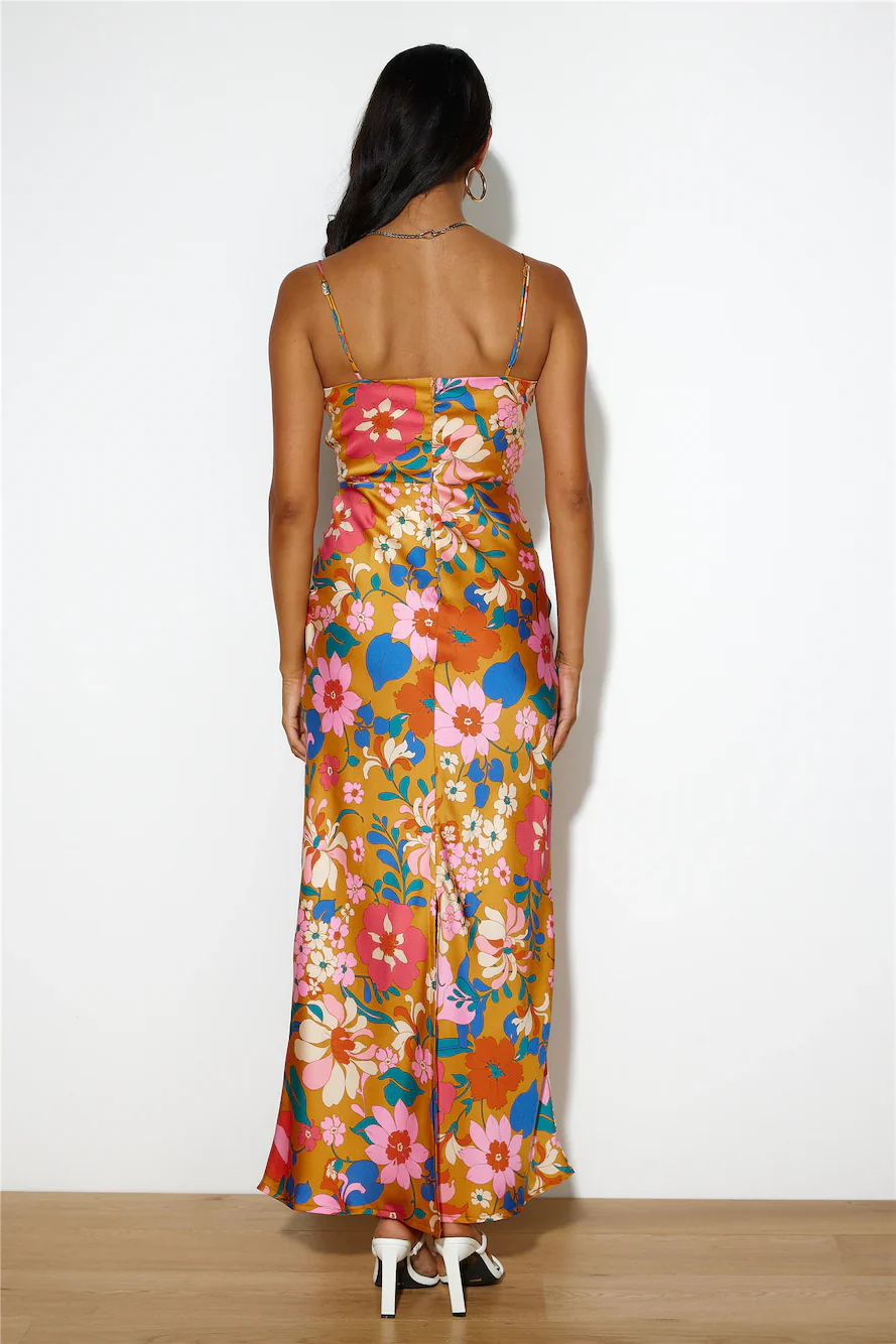 Intriguing Girl Maxi Dress Orange