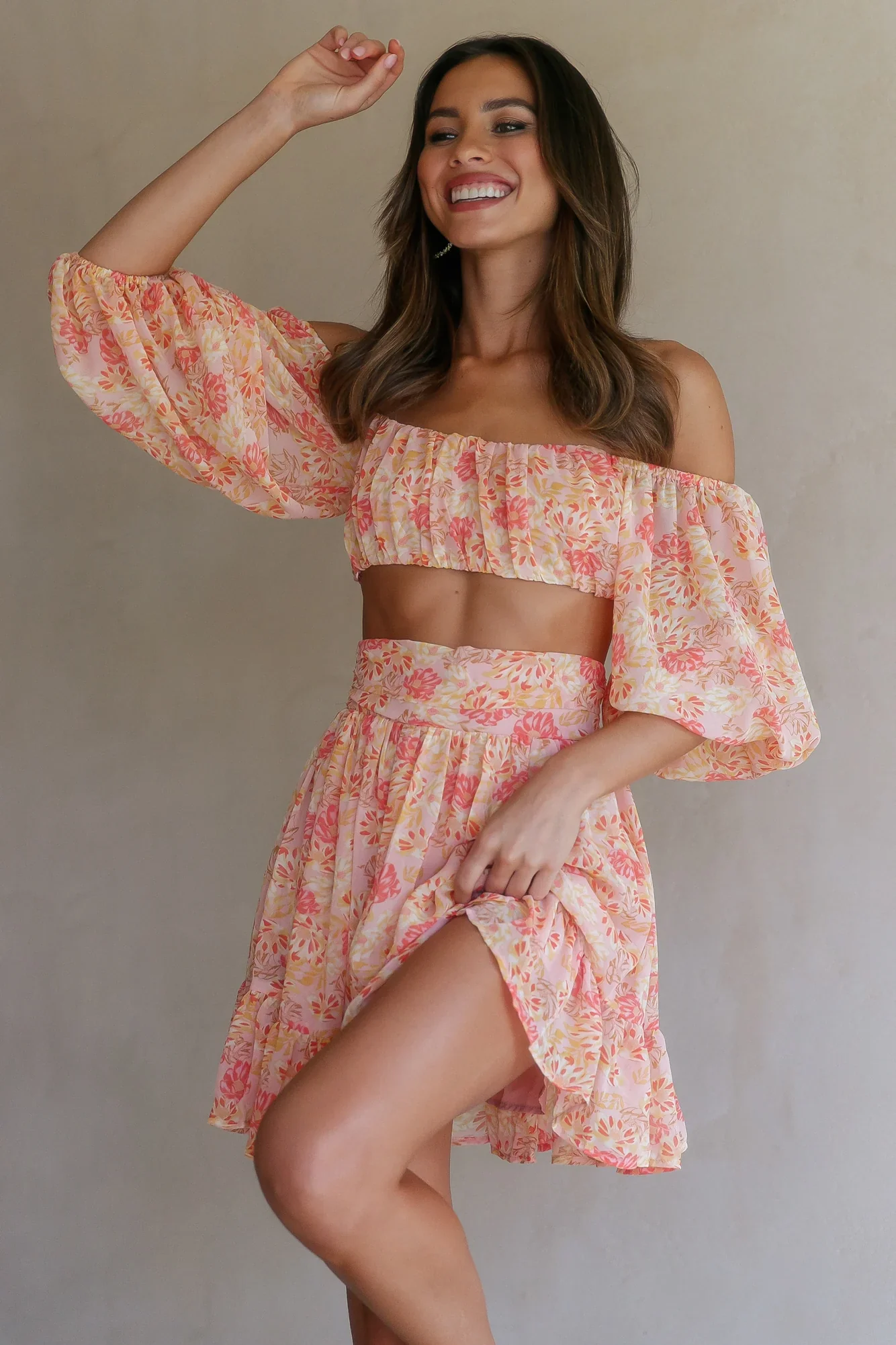 Kitty Love Skirt Floral