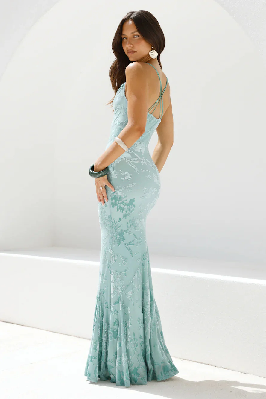 Fortune Flow Maxi Dress Sage