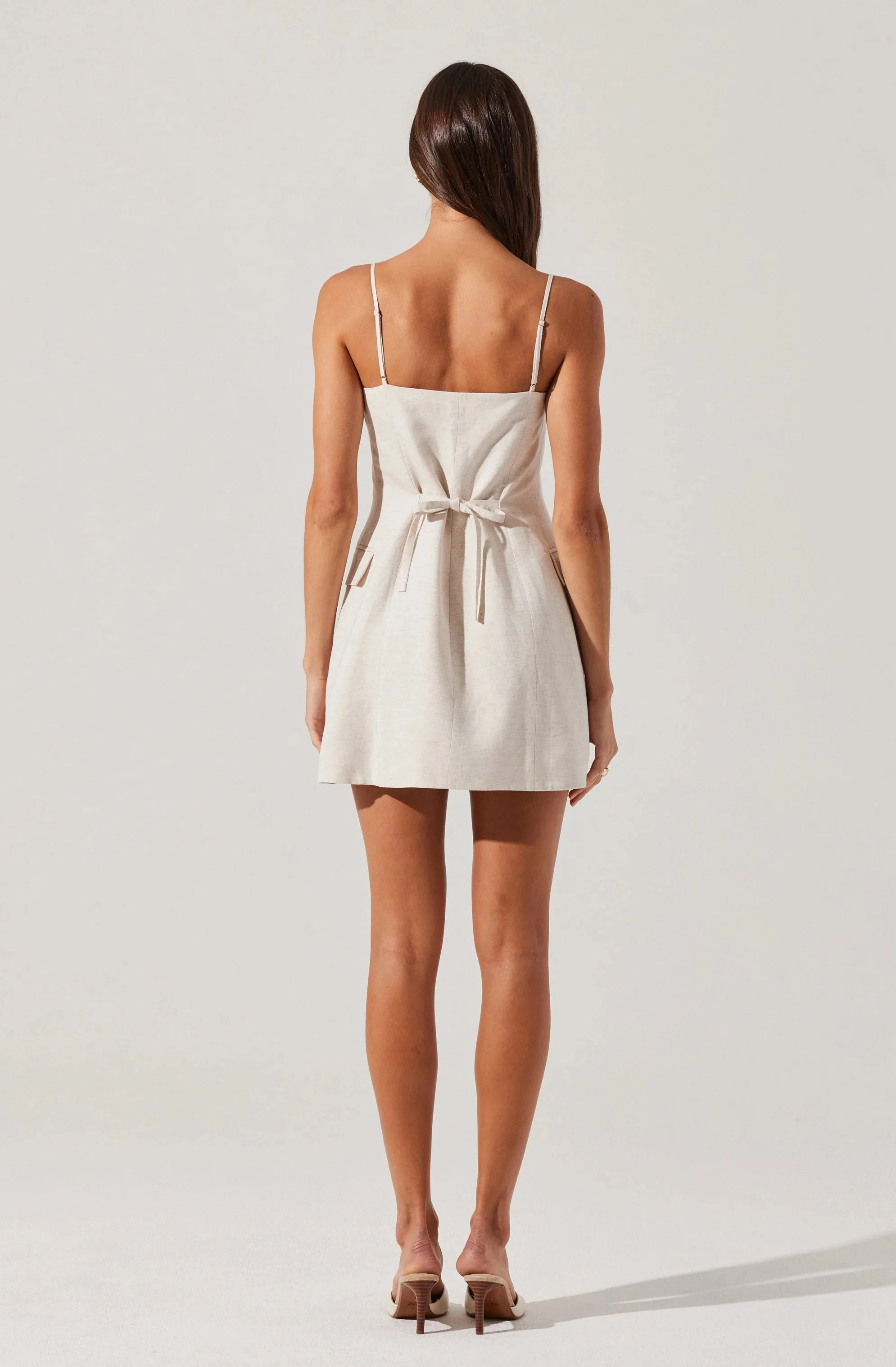Azria Button-Front Wrap Dress