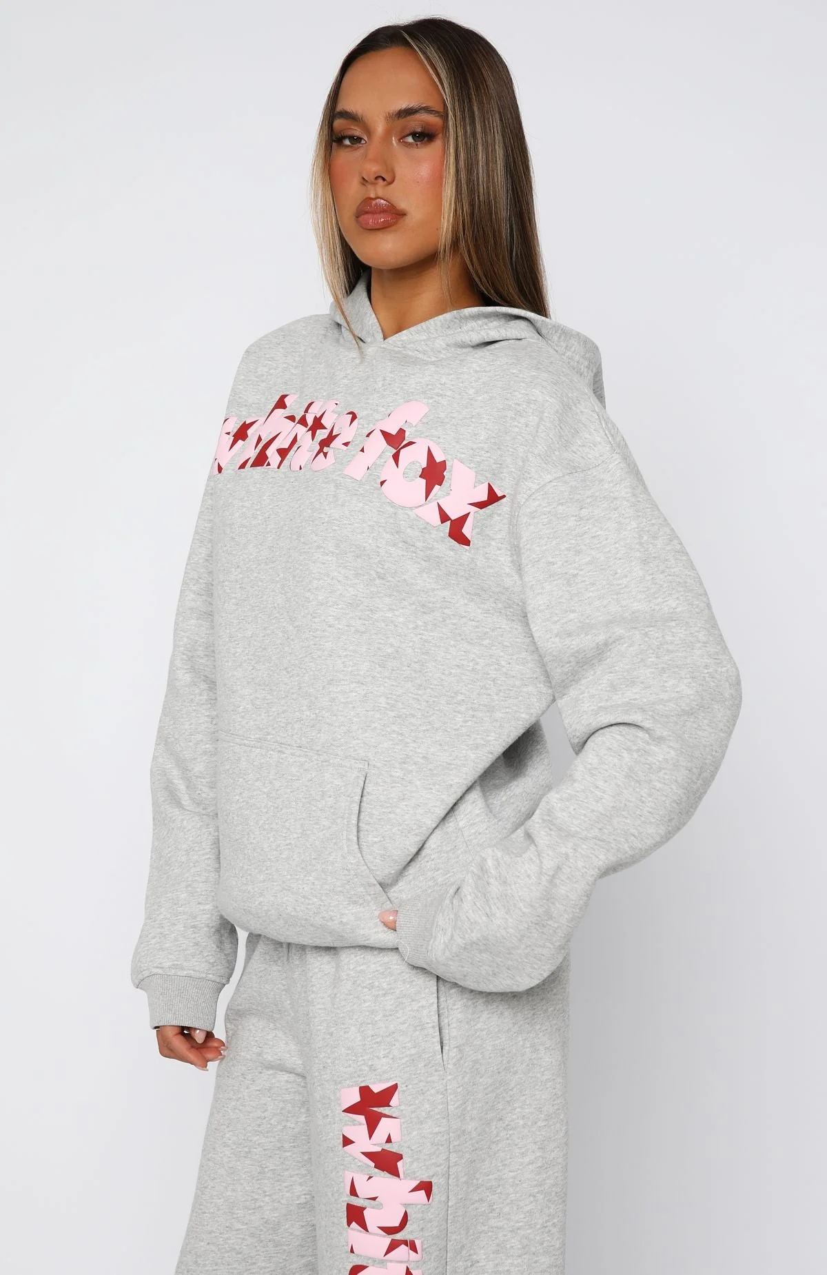 From The Archives Jaxx Oversized Hoodie Dark Grey Marle