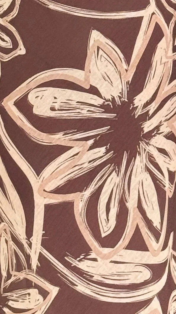 Briana Halter Maxi Dress - Chocolate Floral