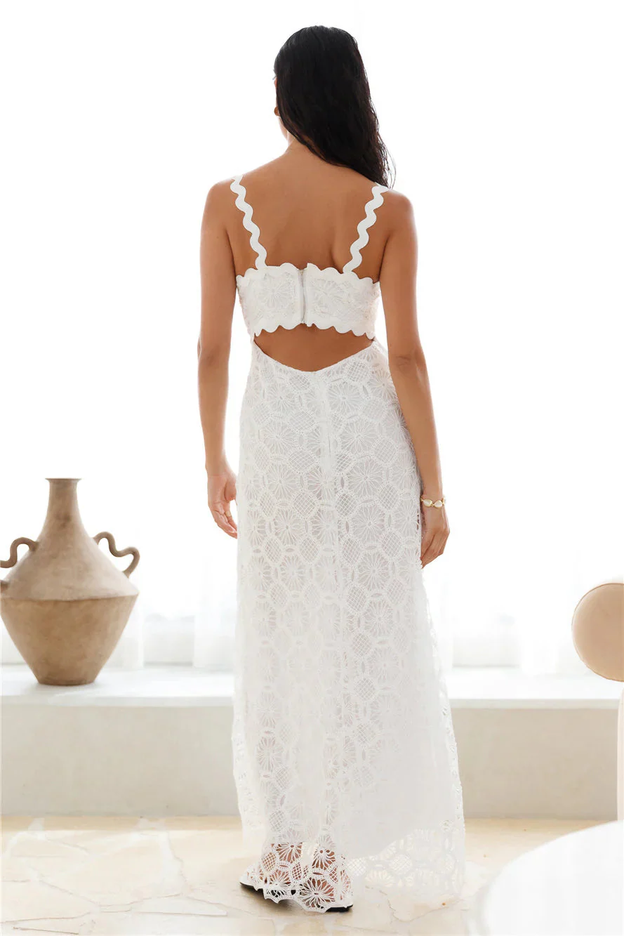 Blanca Maxi Dress White