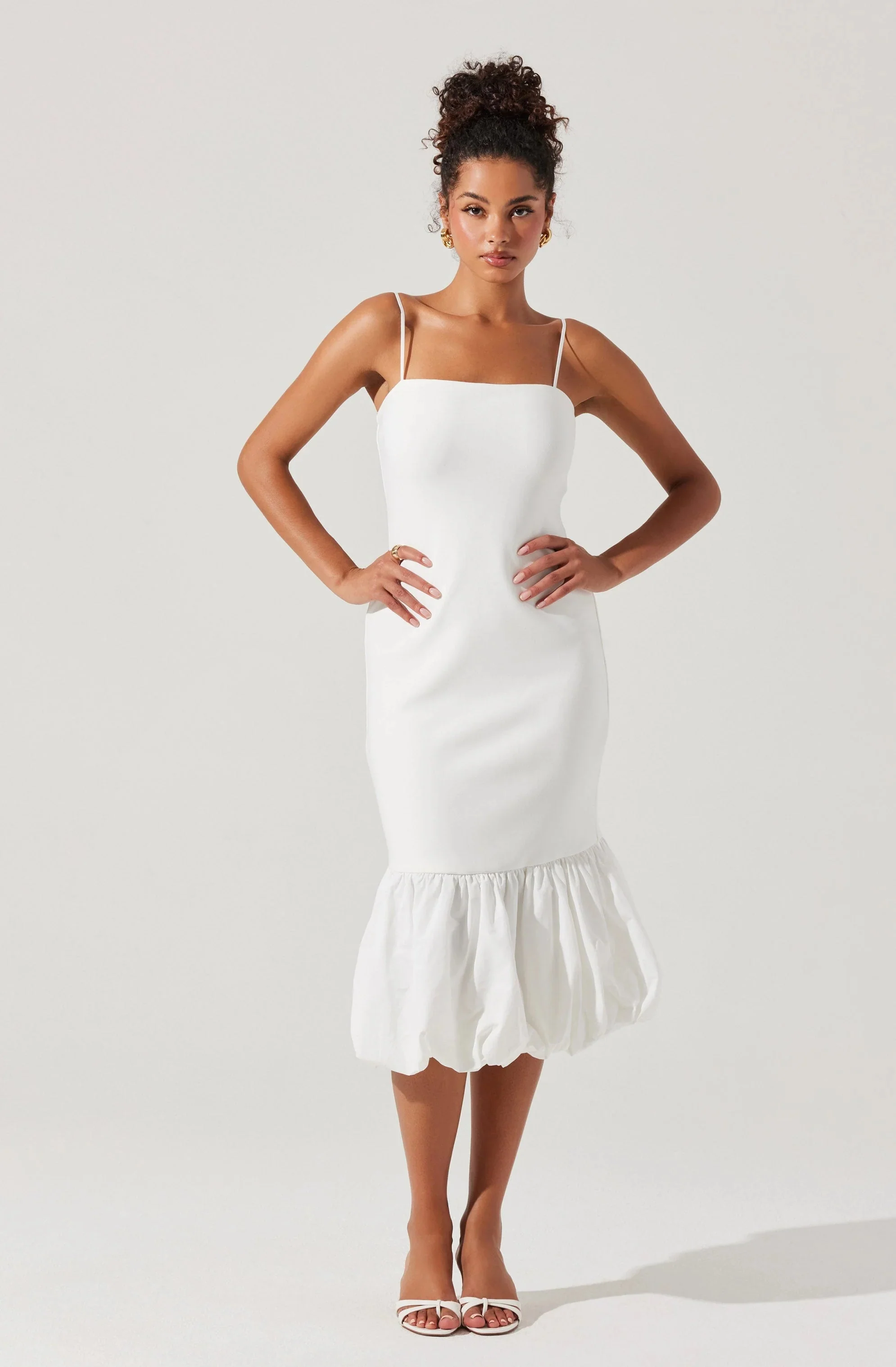 Brittnea Bodycon Bubble Hem Dress