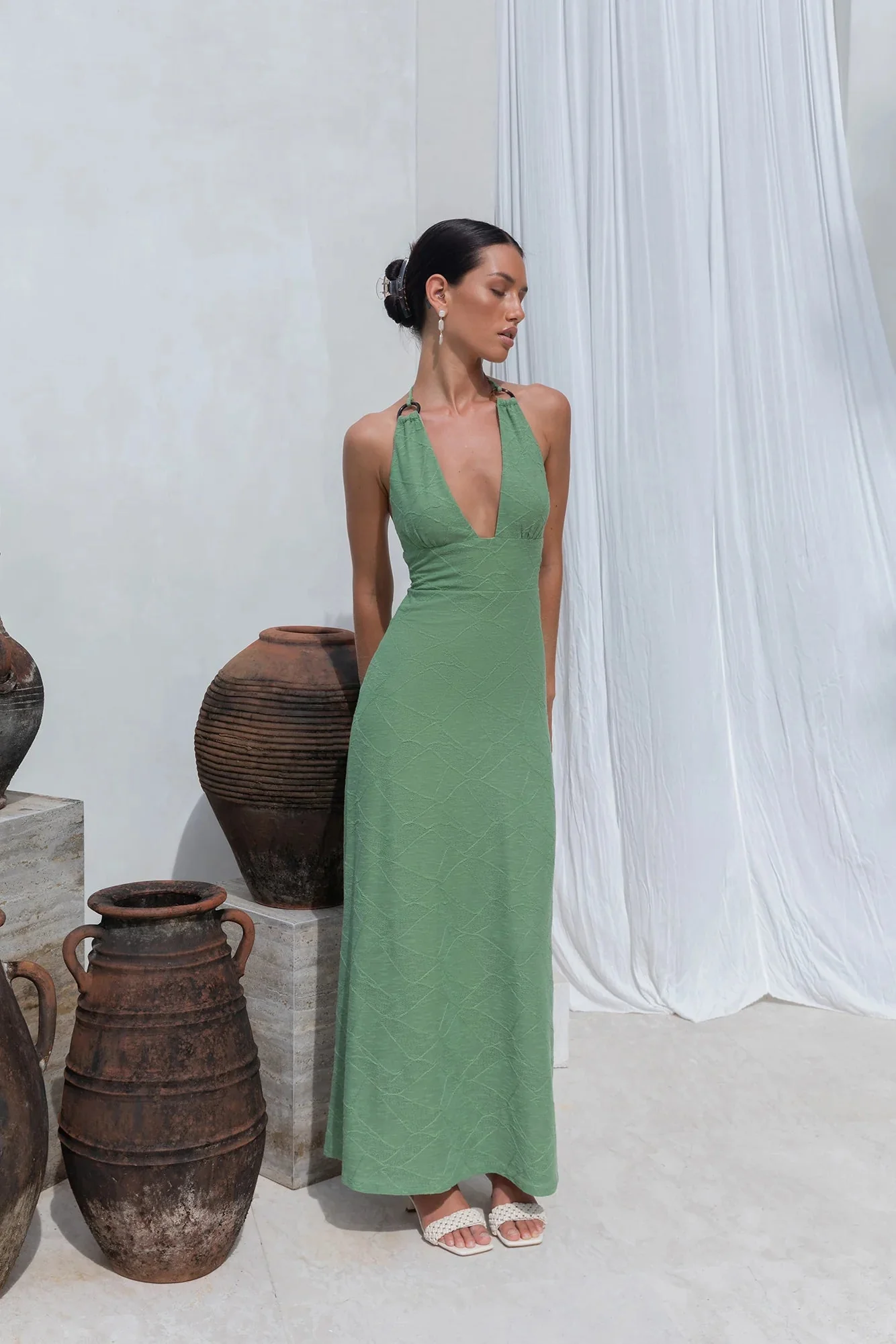 Adano Maxi Dress Green