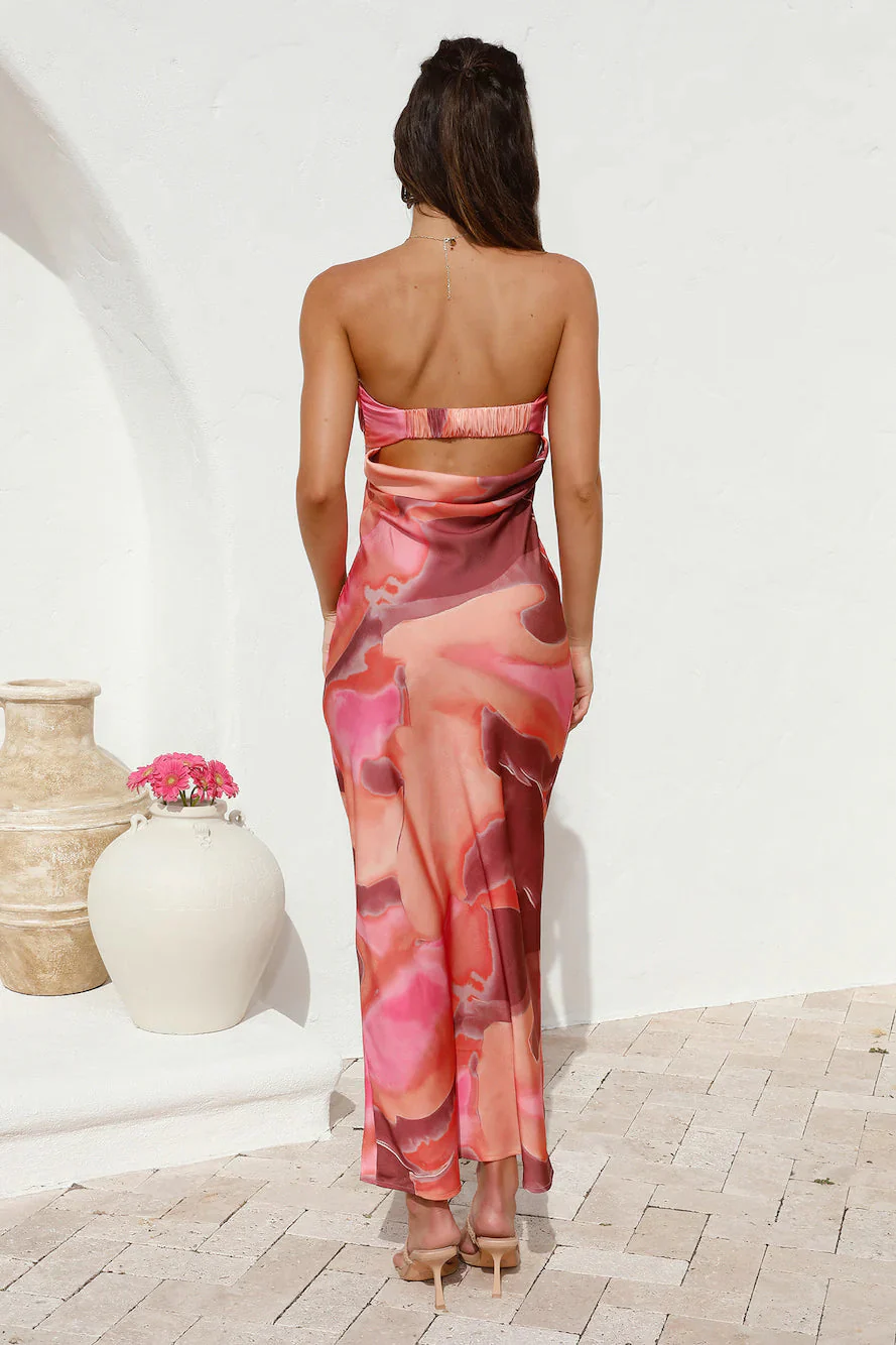 Let Me In Maxi Dress Orange