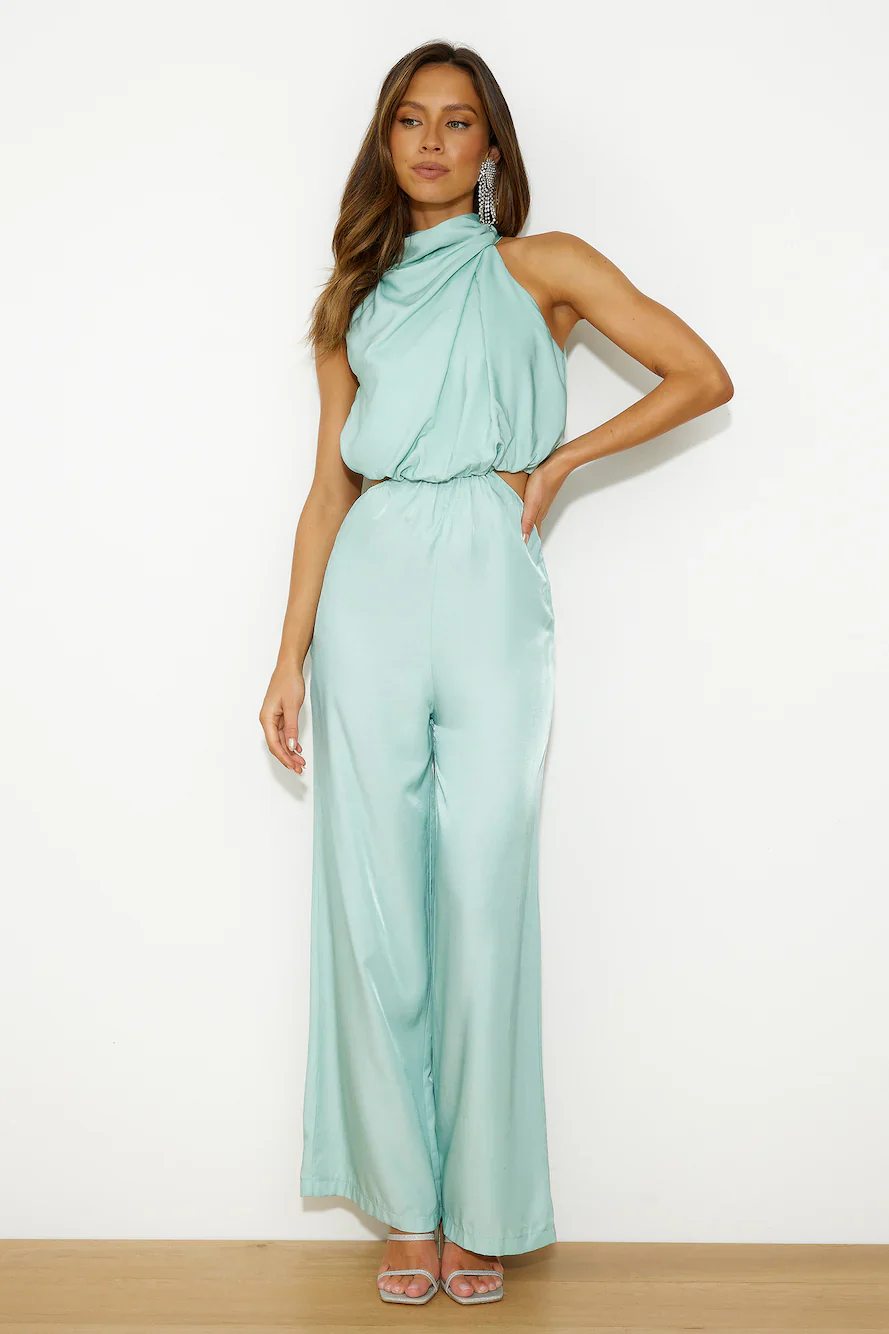 Her Values Jumpsuit Sage