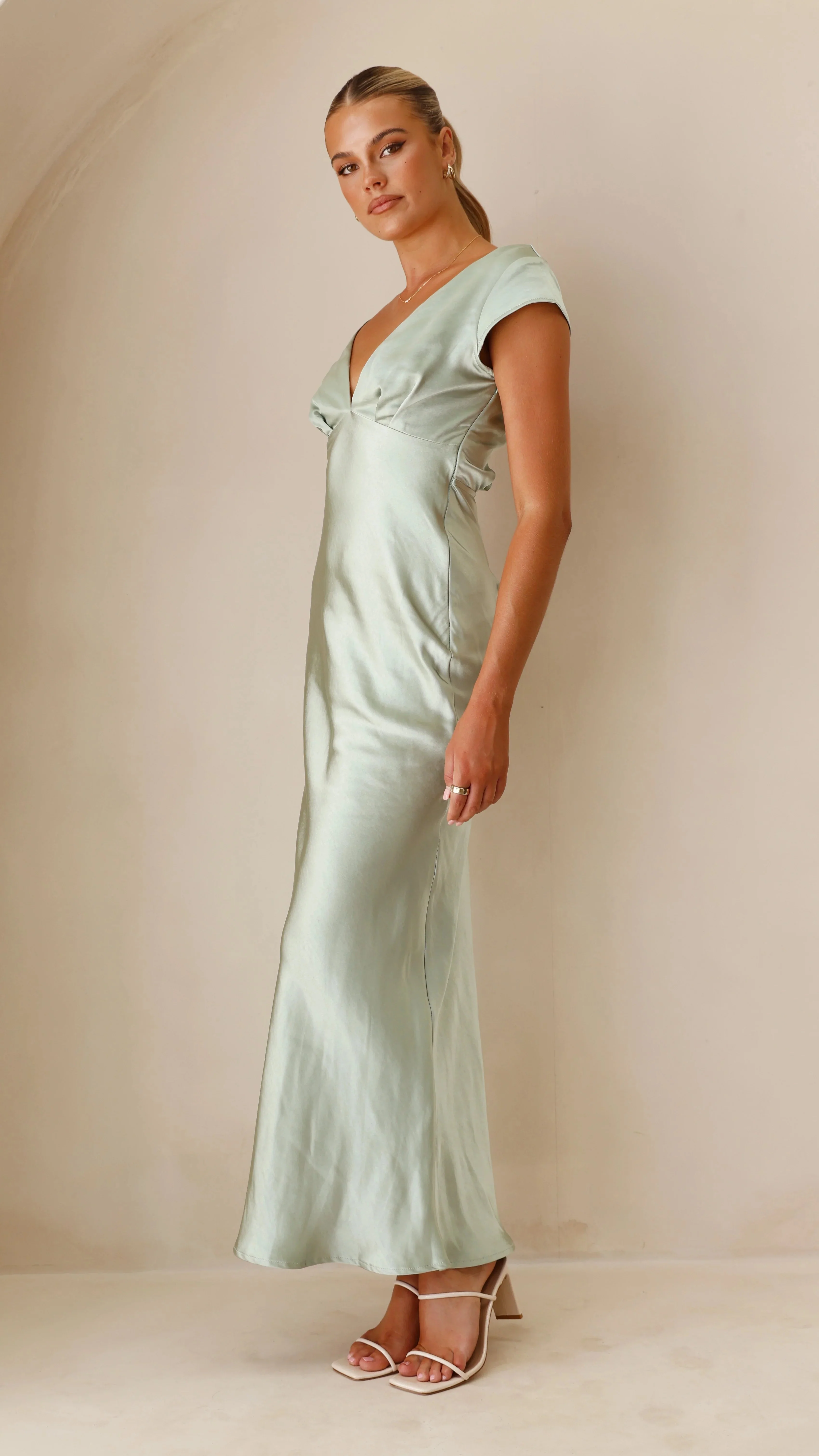 Amelia Maxi Dress - Sage