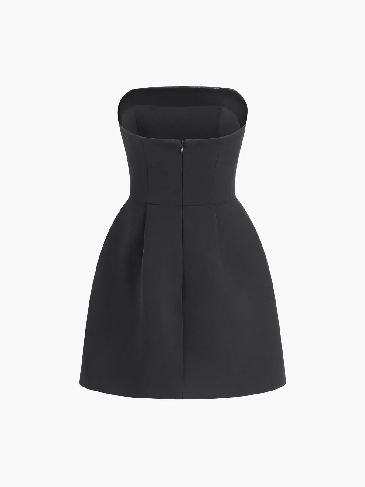 Solid Tube Mini Dress