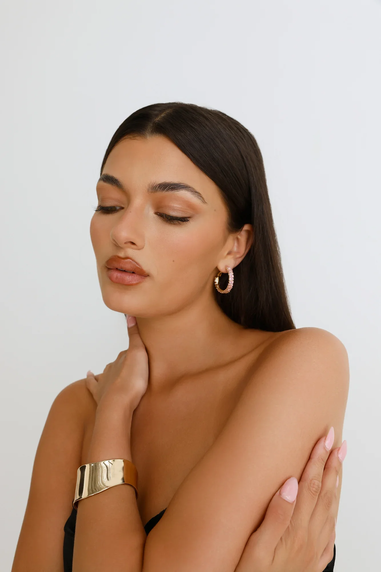 Icon Edit Cuff Bracelet Gold