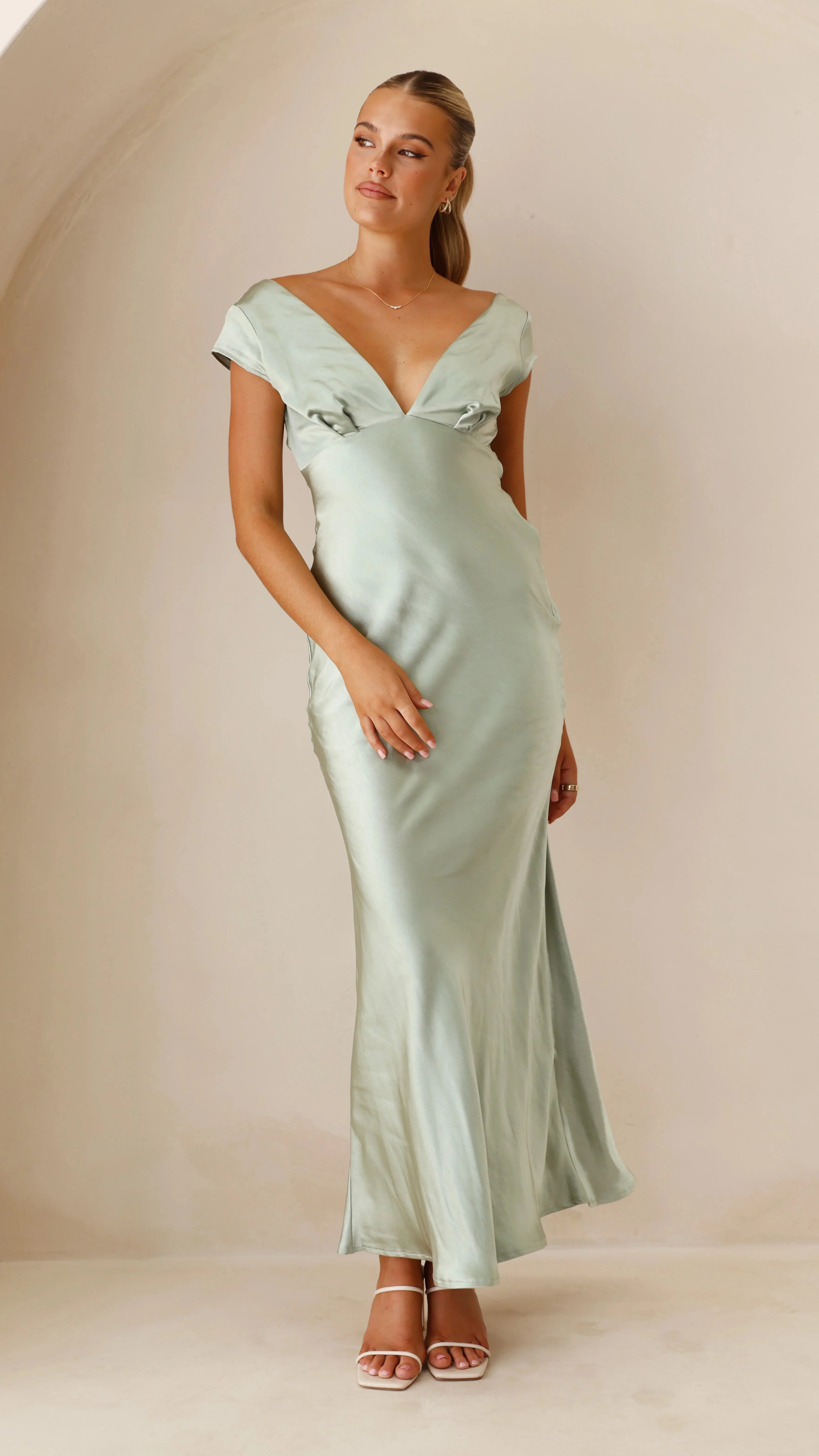 Amelia Maxi Dress - Sage