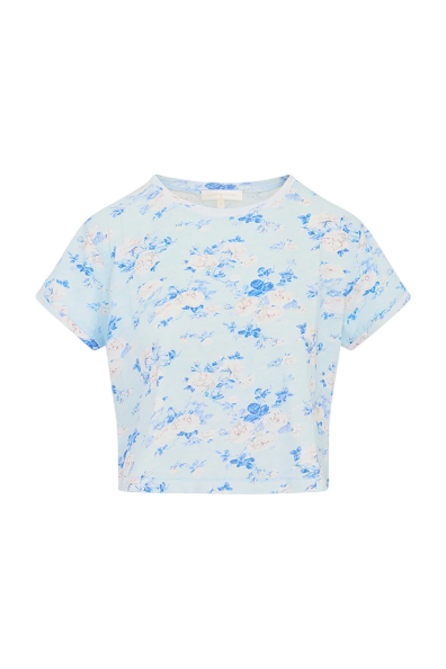 Rubin Cropped Tee - WHISPER BLUE