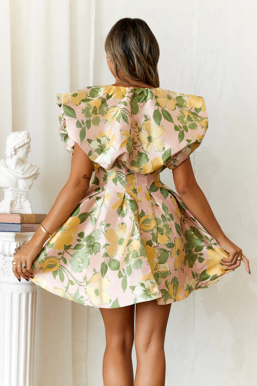 It's Giving Class Mini Dress Multi