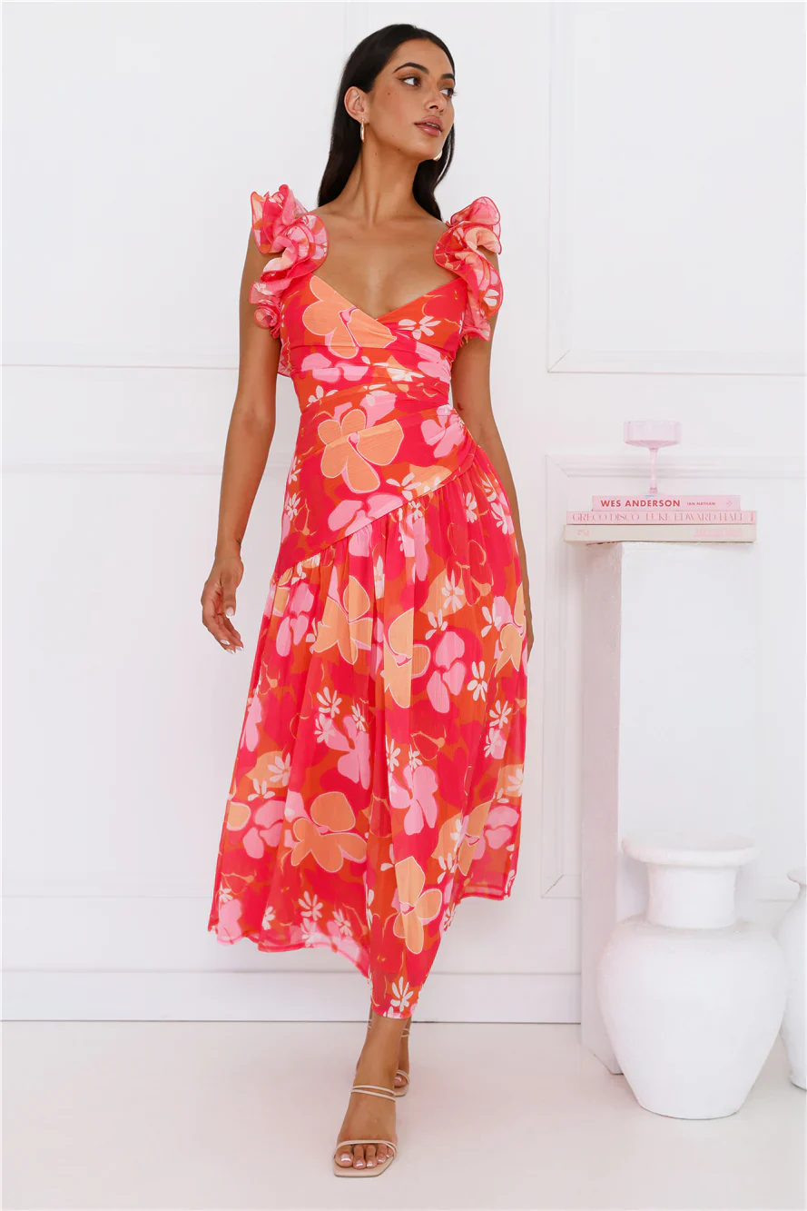 Inspired By Dreams Maxi Dress Orange