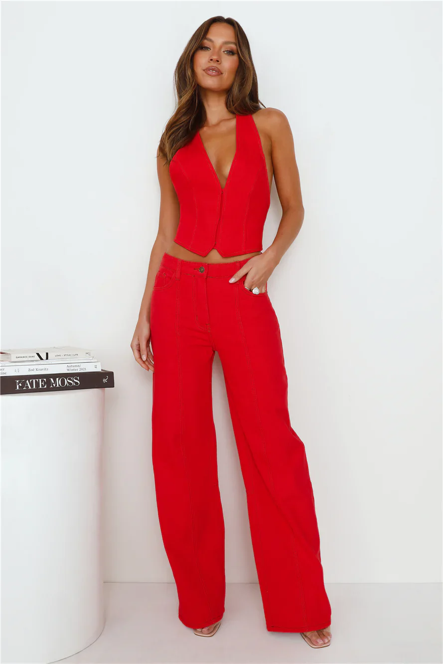 Je Suis Halter Crimson