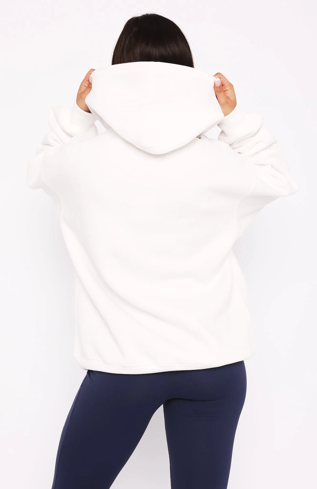 Season 7 Zip Front Hoodie Snow