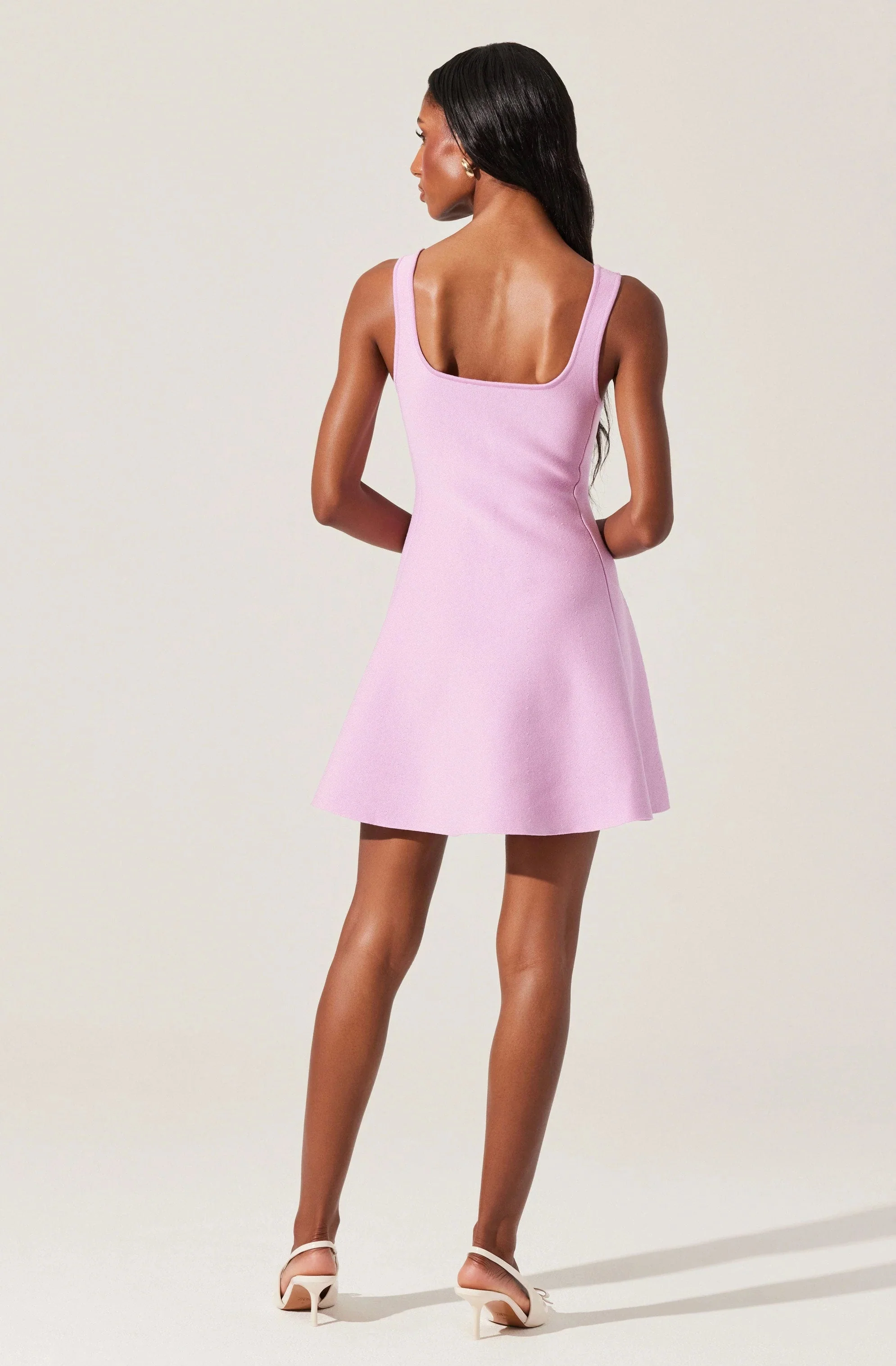 Lucile Mini Sweater Skater Dress