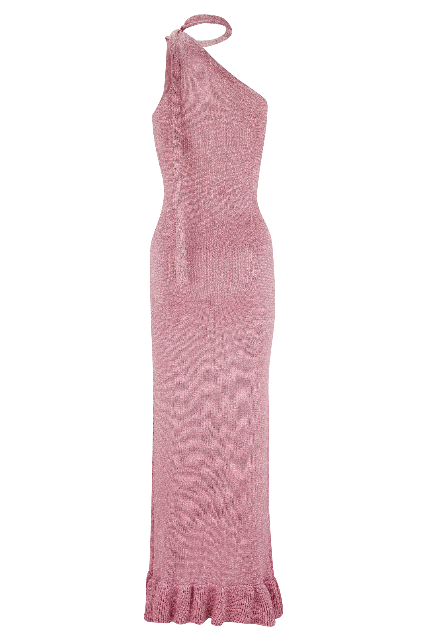 Celestino Floral Metallic Knit Maxi Dress - Pink