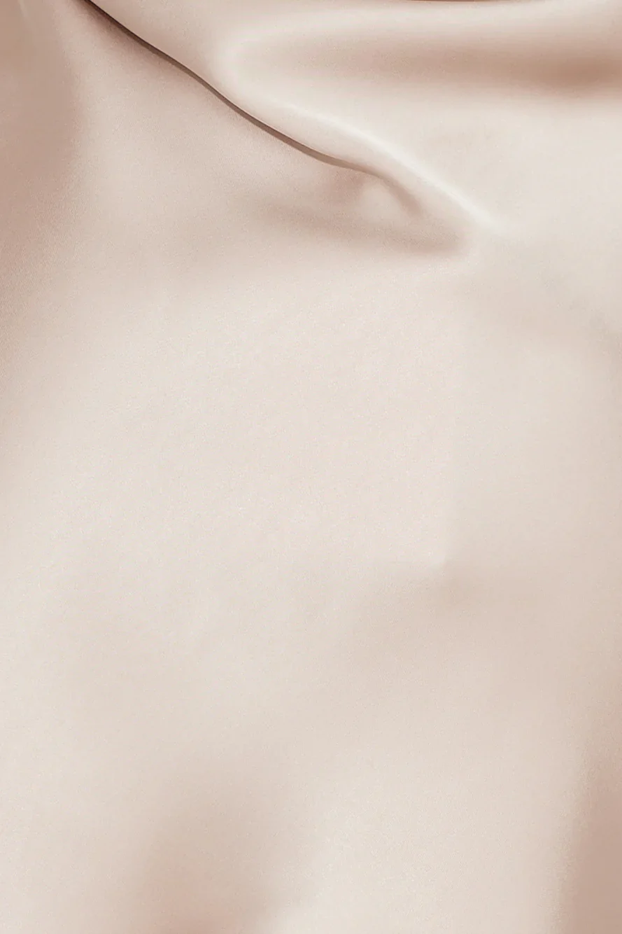 In The Diamond Satin Mini Dress Champagne