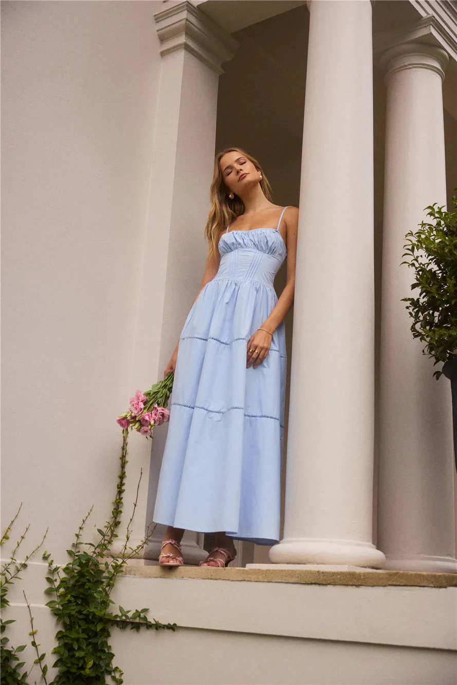 Mandy More Maxi Dress  Blue