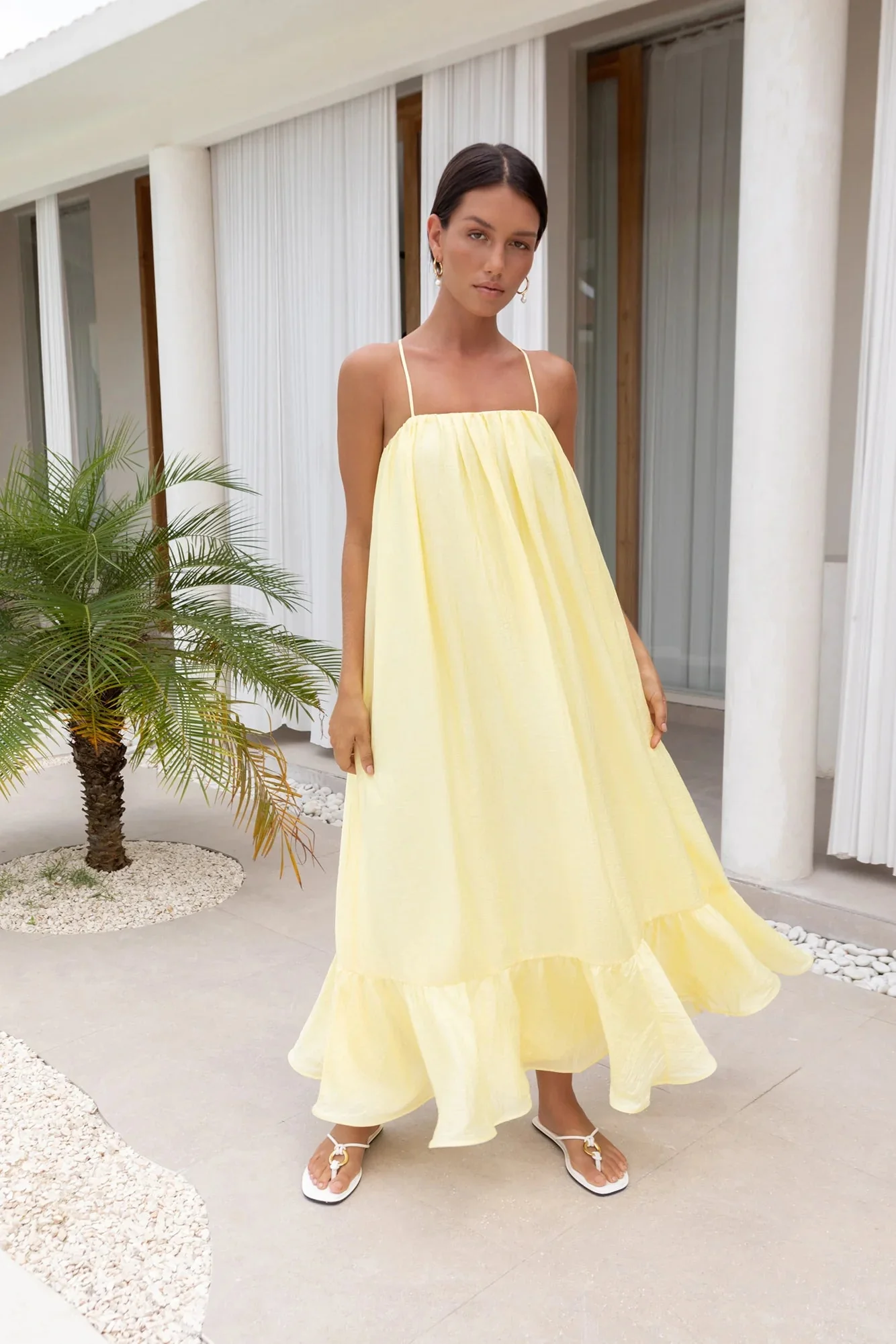 Limoncello Spritz Maxi Dress Yellow